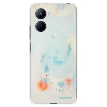 Picasee Realme C33 (2023) Hülle - Transparentes Silikon - Splash