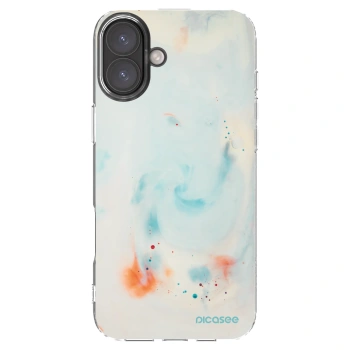 Picasee Apple iPhone 16 Plus Hülle - Transparentes Silikon - Splash