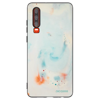 Picasee Huawei P30 Hülle - Schwarzes Silikon - Splash