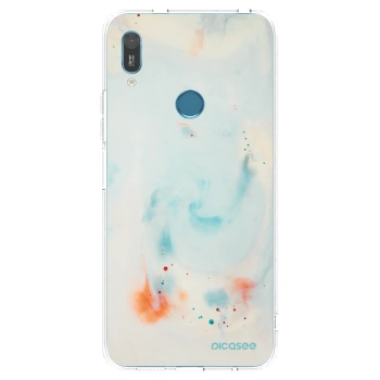 Picasee Huawei Y6 2019 Hülle - Transparentes Silikon - Splash