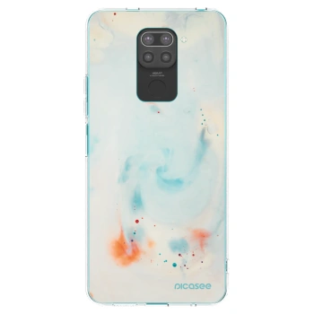 Picasee Xiaomi Redmi Note 9 Hülle - Schwarzes Silikon - Splash