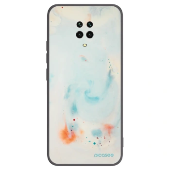 Picasee Xiaomi Redmi Note 9S Hülle - Schwarzes Silikon - Splash
