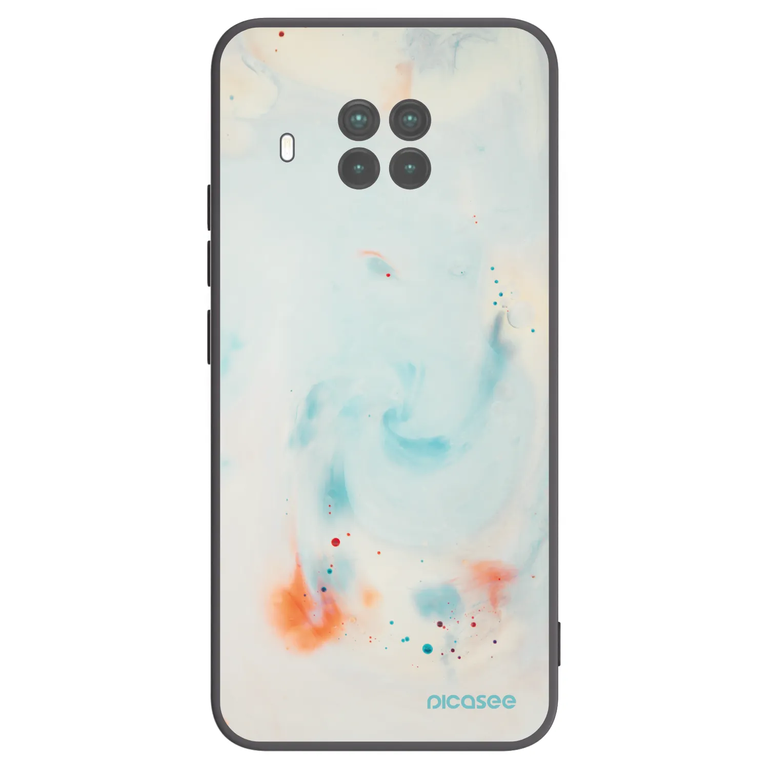 Picasee Xiaomi Mi 10T Lite Hülle - Schwarzes Silikon - Splash