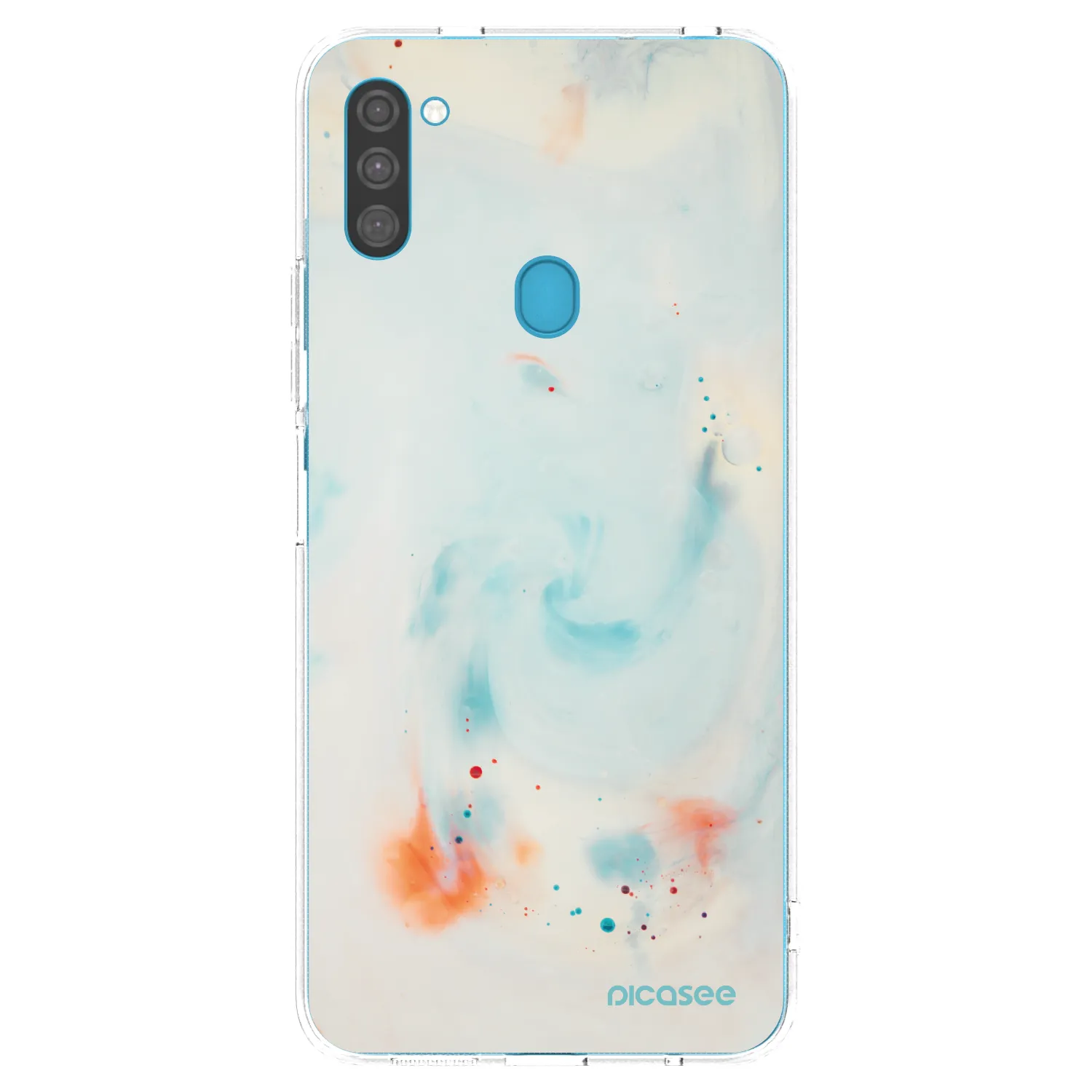 Picasee Samsung Galaxy M11 Hülle - Transparentes Silikon - Splash