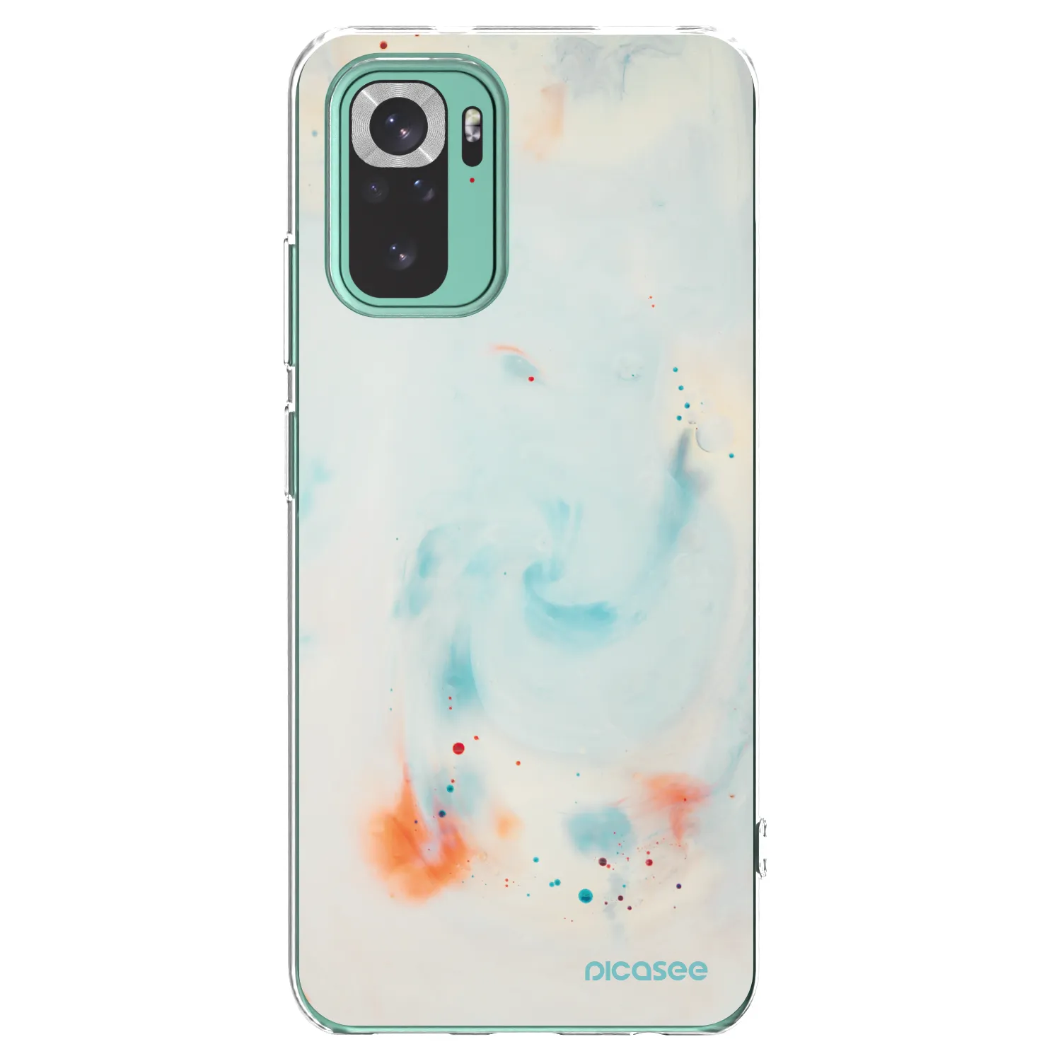 Picasee Xiaomi Redmi Note 10 Pro Hülle - Transparentes Silikon - Splash