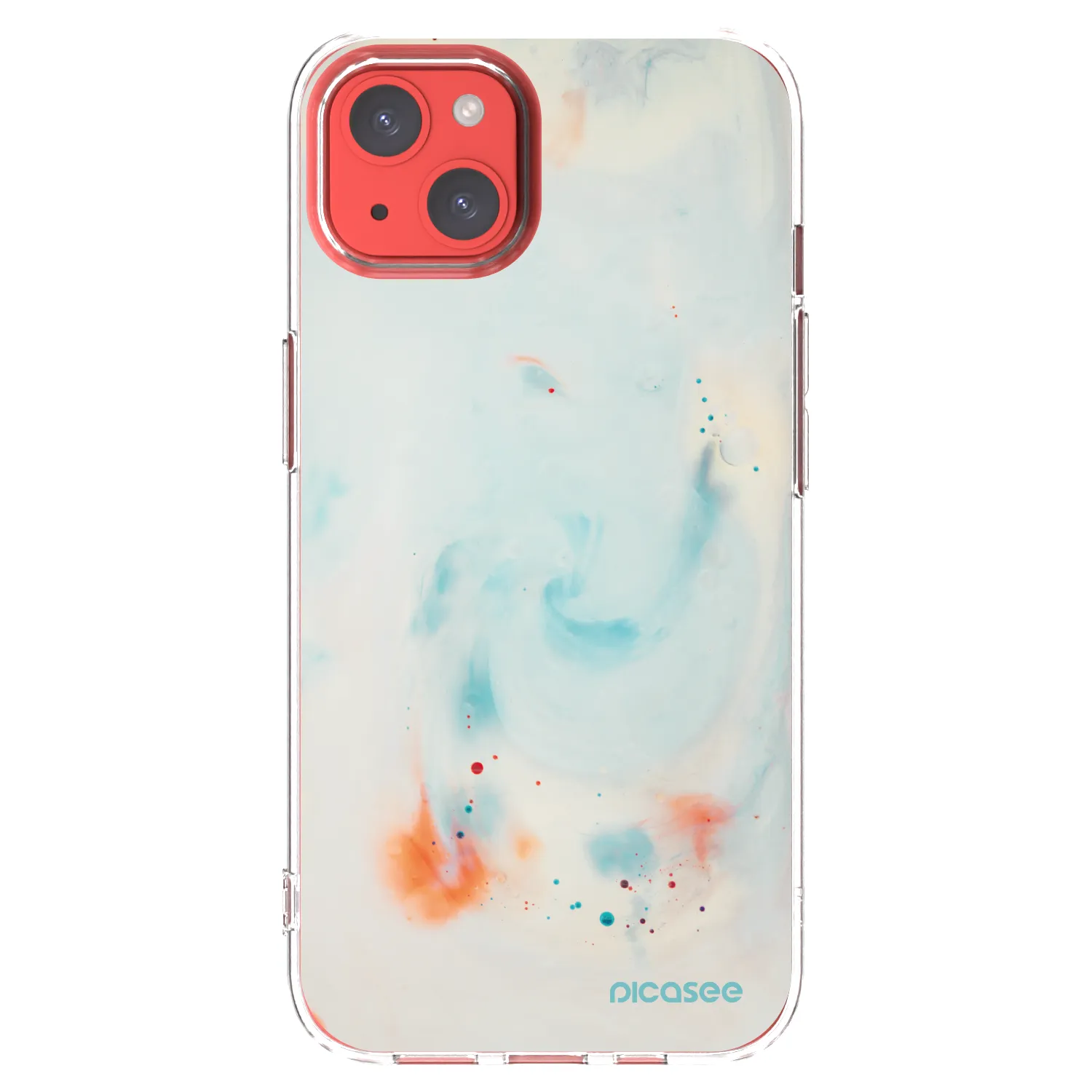 Picasee Apple iPhone 13 Hülle - Transparentes Silikon - Splash