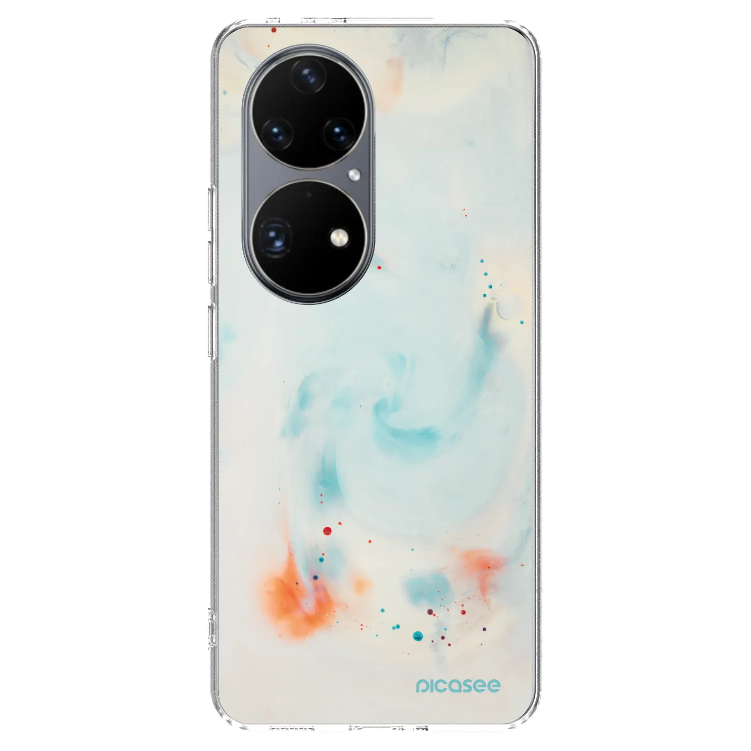 Picasee Huawei P50 Hülle - Transparentes Silikon - Splash