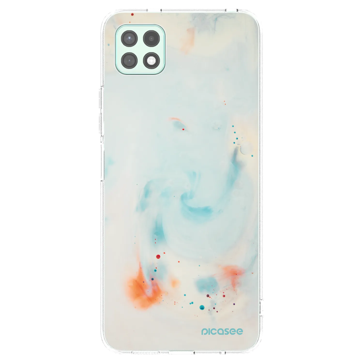 Picasee Samsung Galaxy A22 A226B 5G Hülle - Transparentes Silikon - Splash