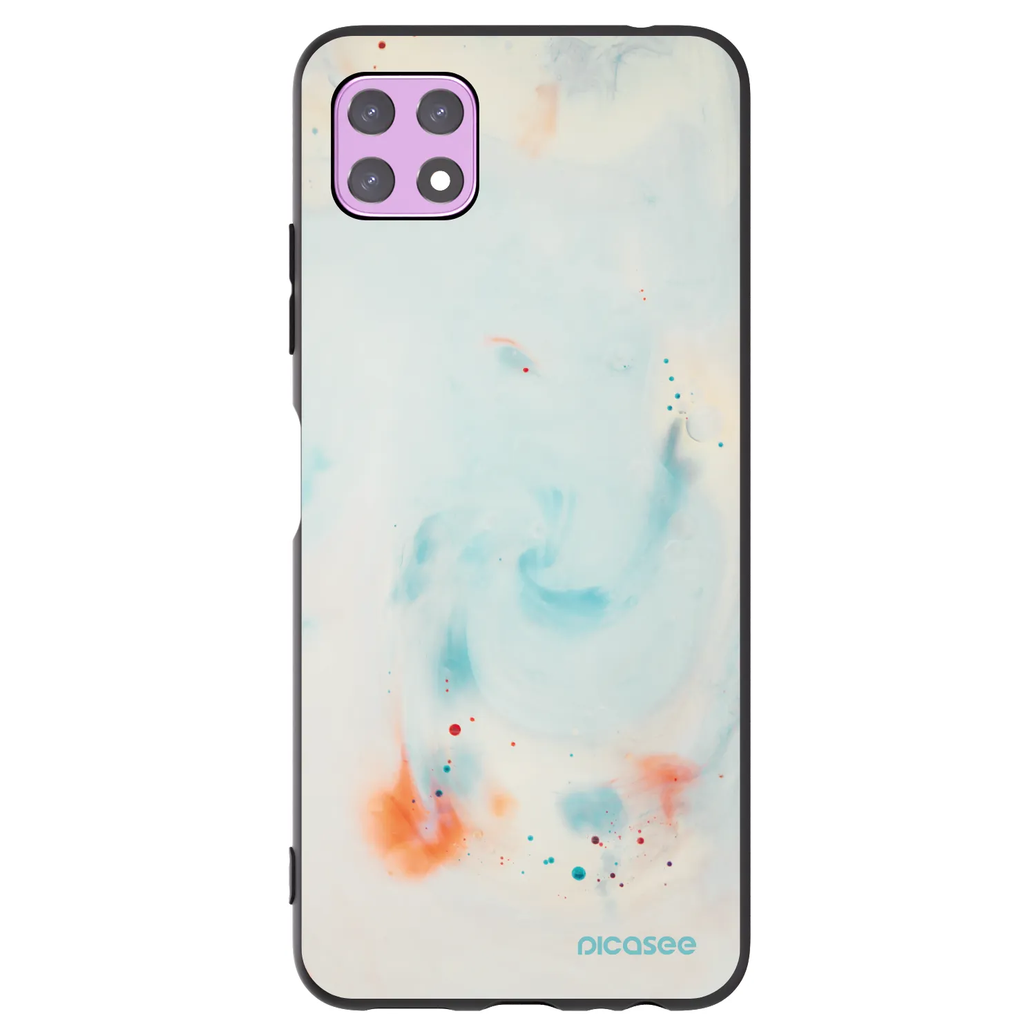 Picasee Samsung Galaxy A22 A226B 5G Hülle - Schwarzes Silikon - Splash