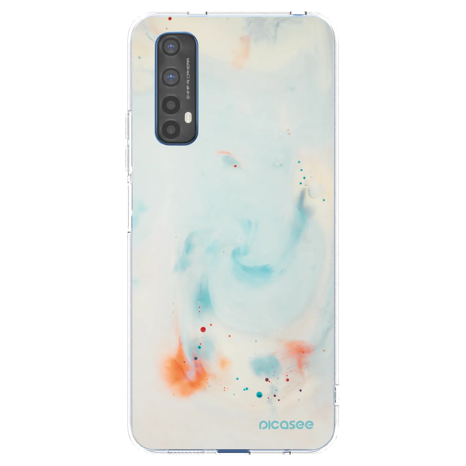 Picasee Realme 7 Hülle - Transparentes Silikon - Splash