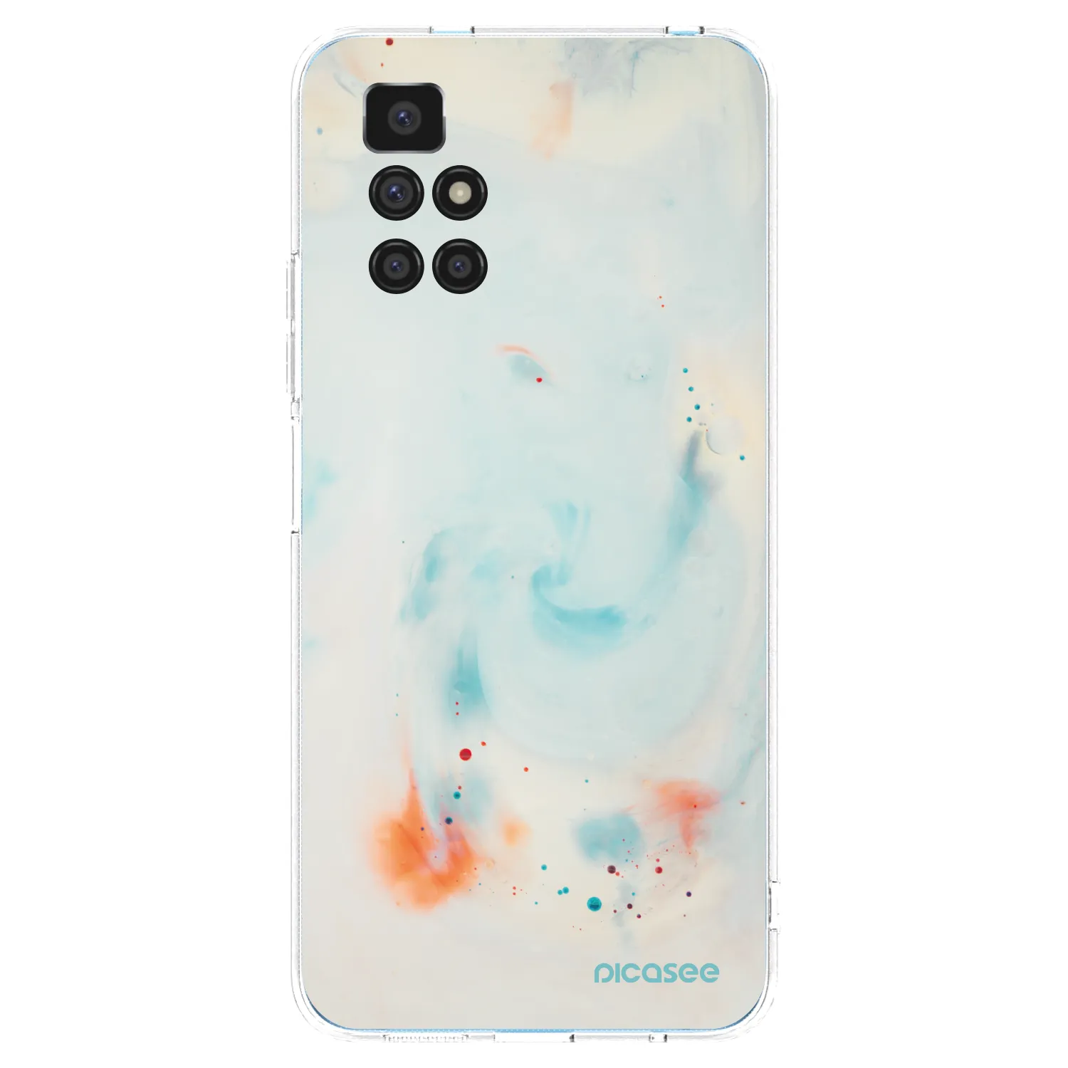 Picasee Xiaomi Redmi 10 Hülle - Transparentes Silikon - Splash