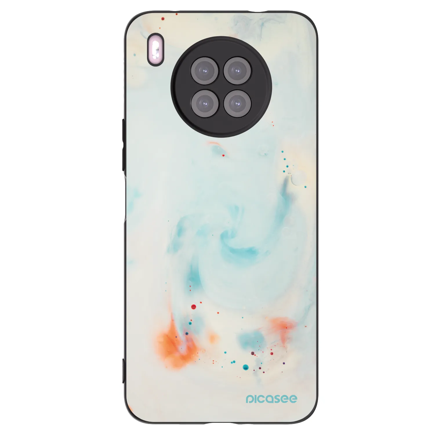 Picasee Huawei Nova 8i Hülle - Schwarzes Silikon - Splash