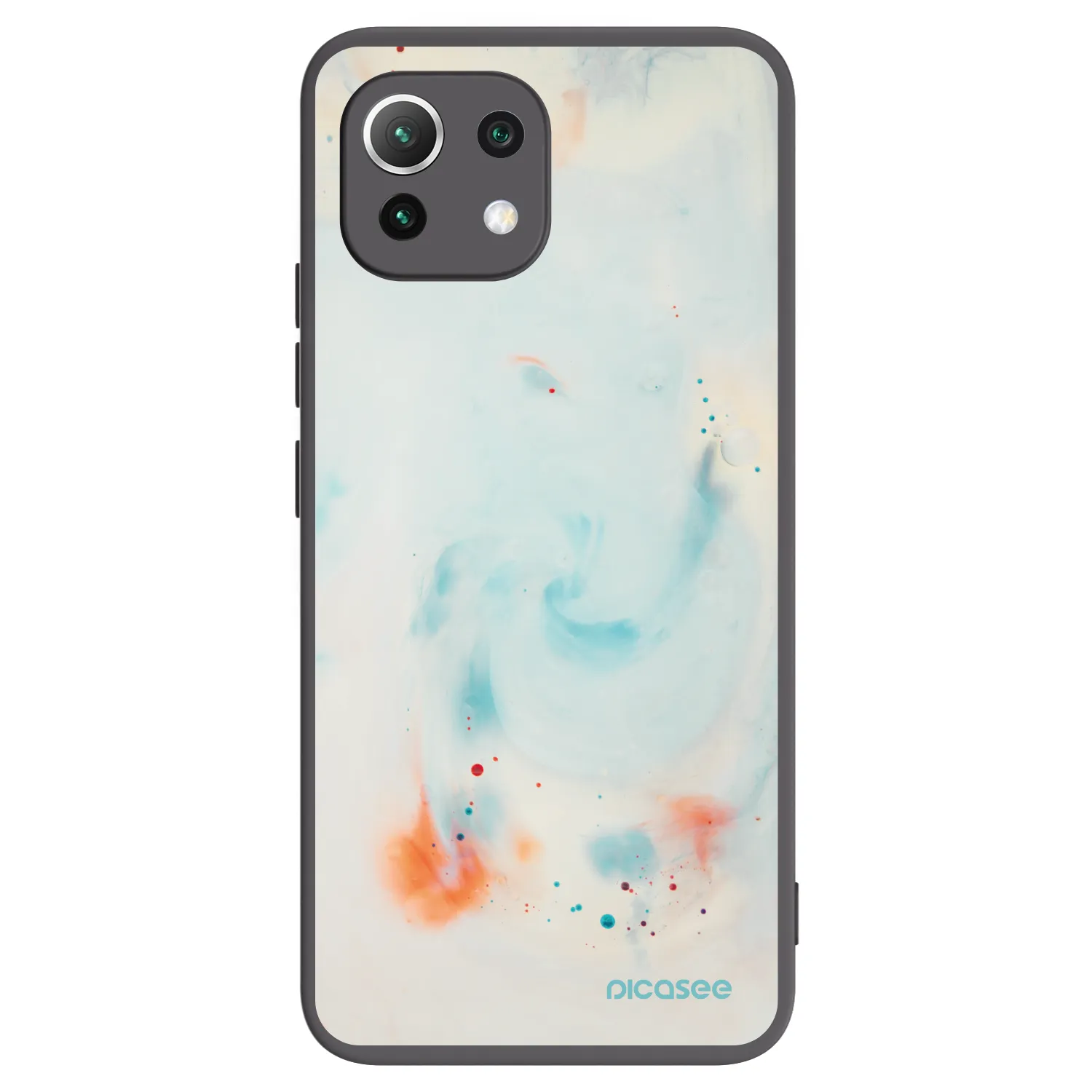 Picasee Xiaomi 11 Lite 5G NE Hülle - Schwarzes Silikon - Splash