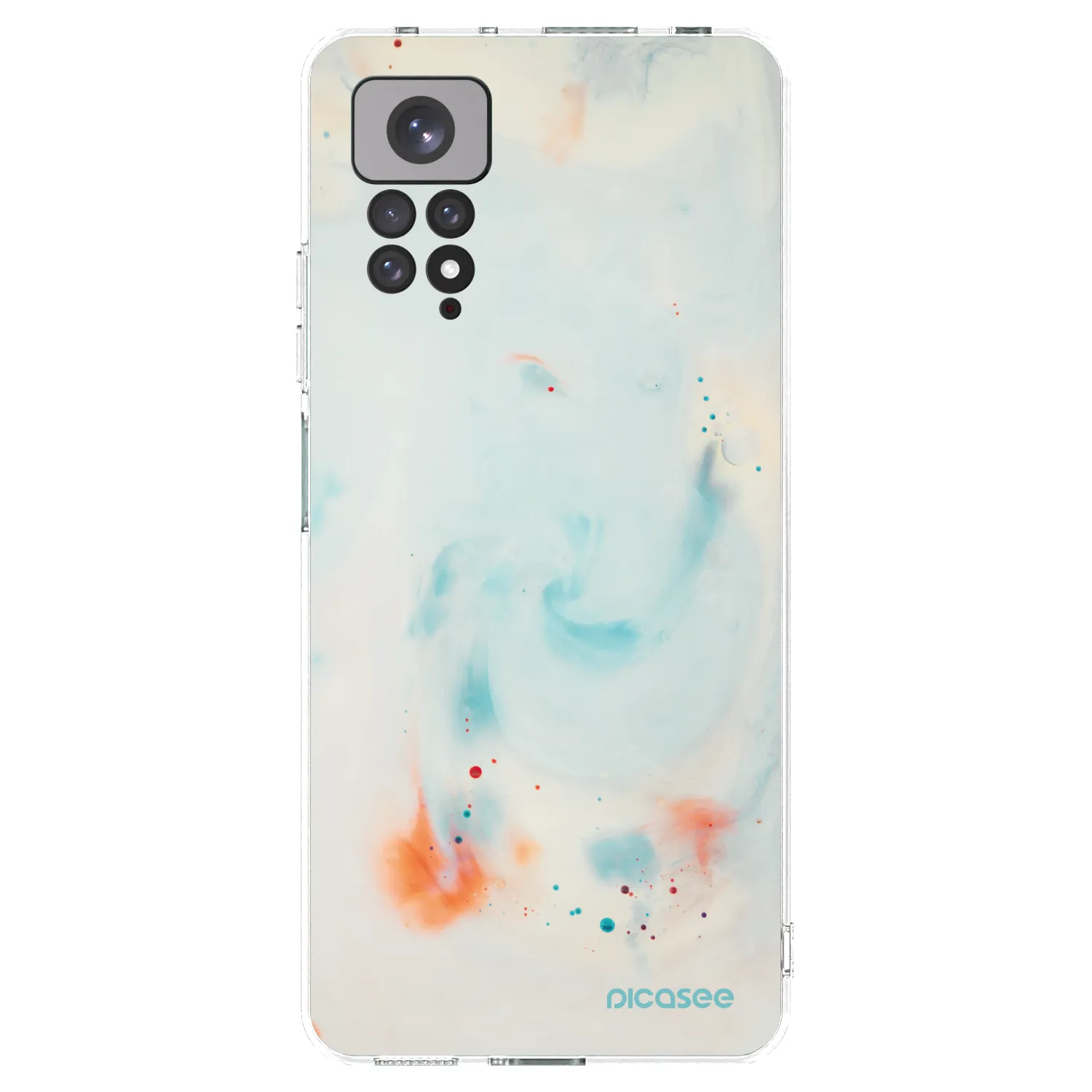 Picasee Xiaomi Redmi Note 11S 4G Hülle - Transparentes Silikon - Splash