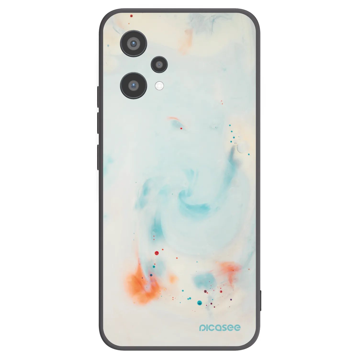 Picasee Realme 9 Pro 5G Hülle - Schwarzes Silikon - Splash