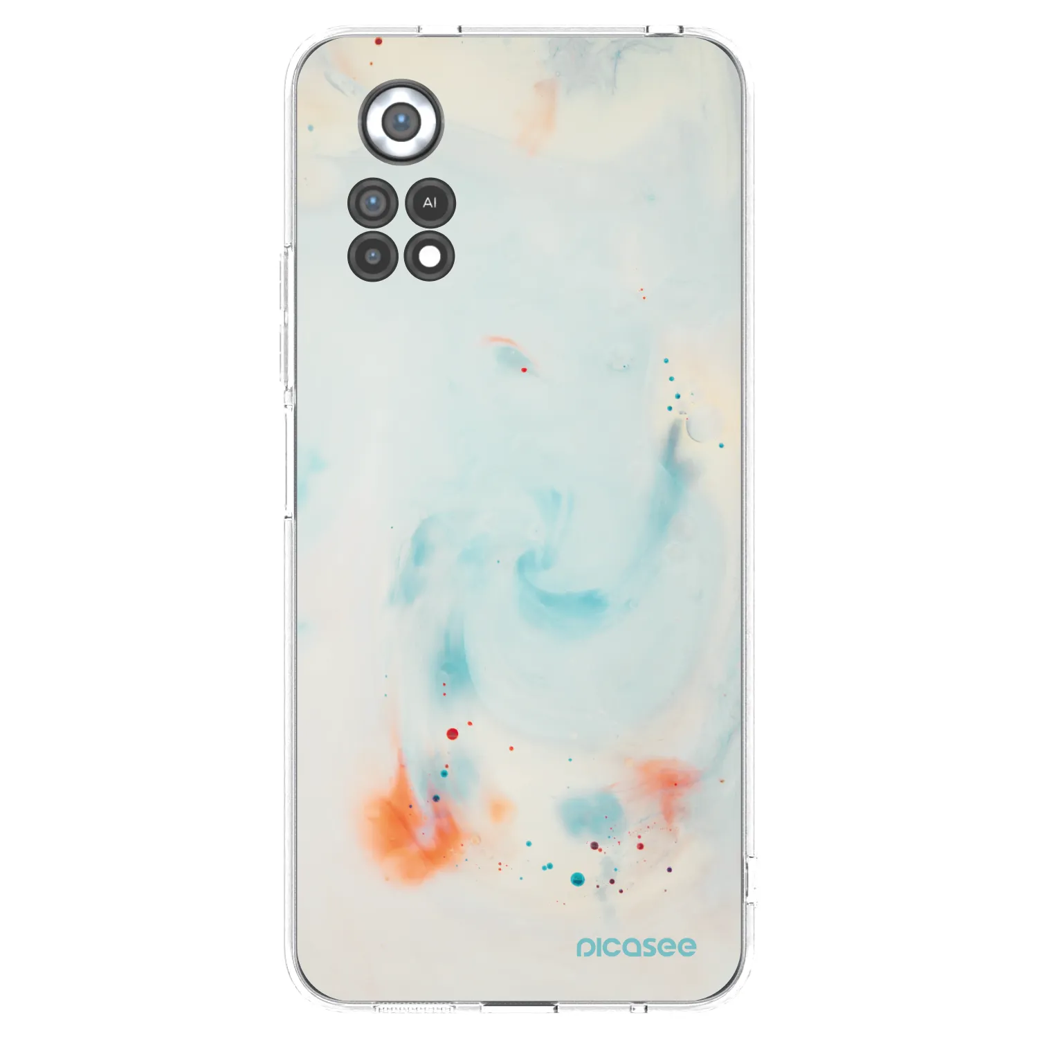 Picasee Xiaomi Poco X4 Pro 5G Hülle - Transparentes Silikon - Splash