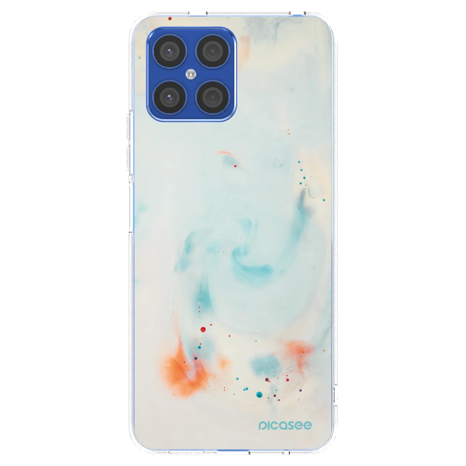 Picasee Honor X8 4G Hülle - Transparentes Silikon - Splash