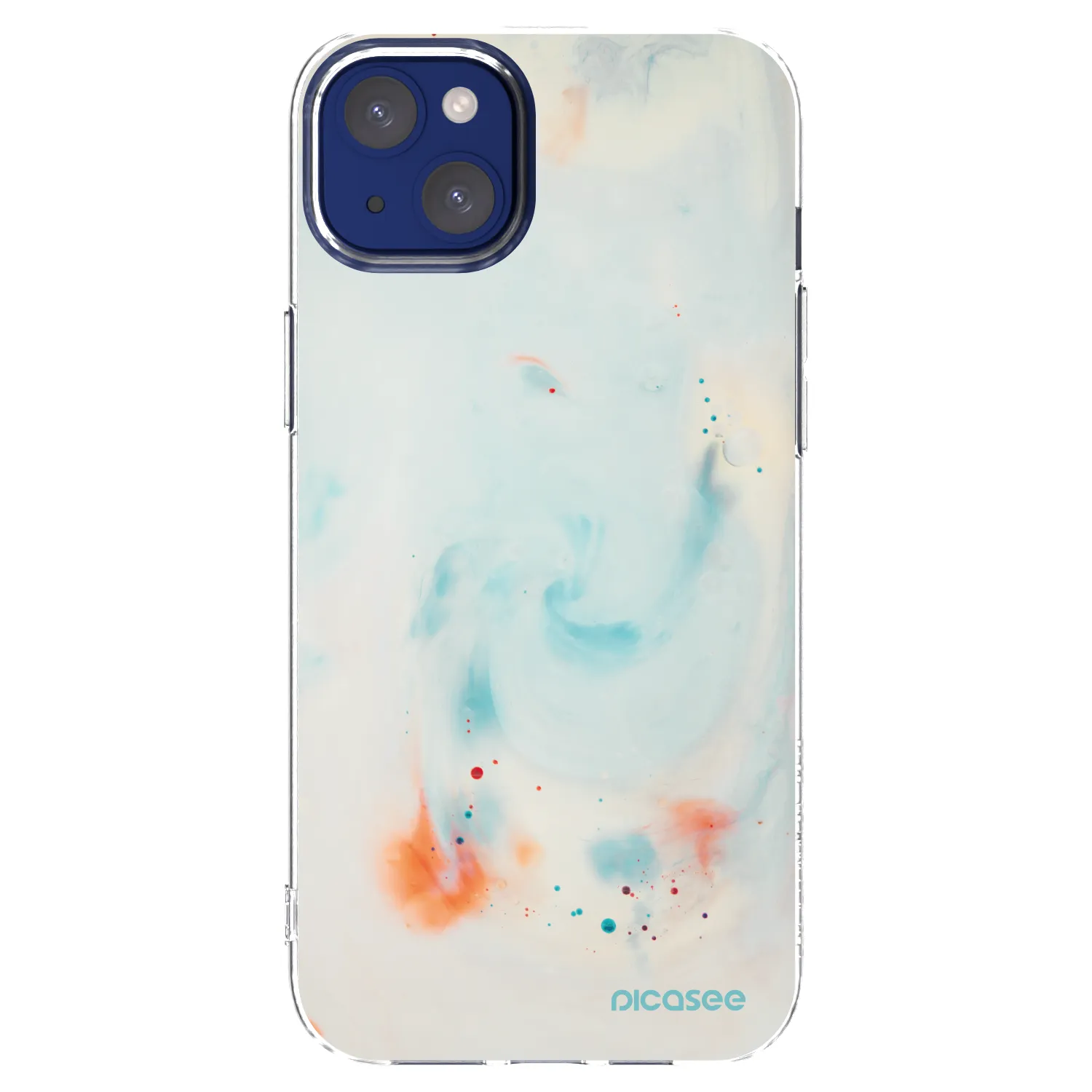 Picasee Apple iPhone 14 Plus Hülle - Transparentes Silikon - Splash