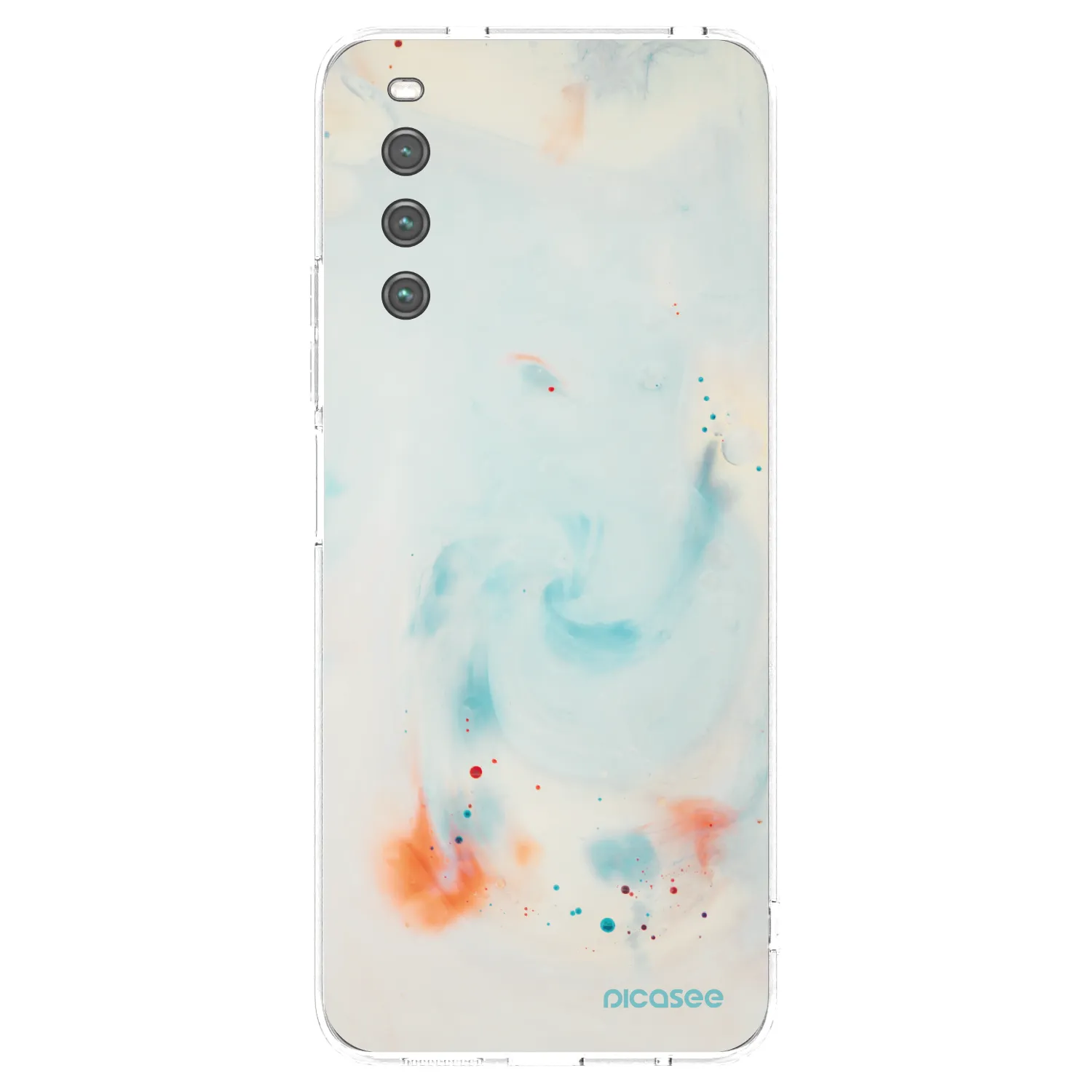 Picasee Sony Xperia 10 IV 5G Hülle - Transparentes Silikon - Splash