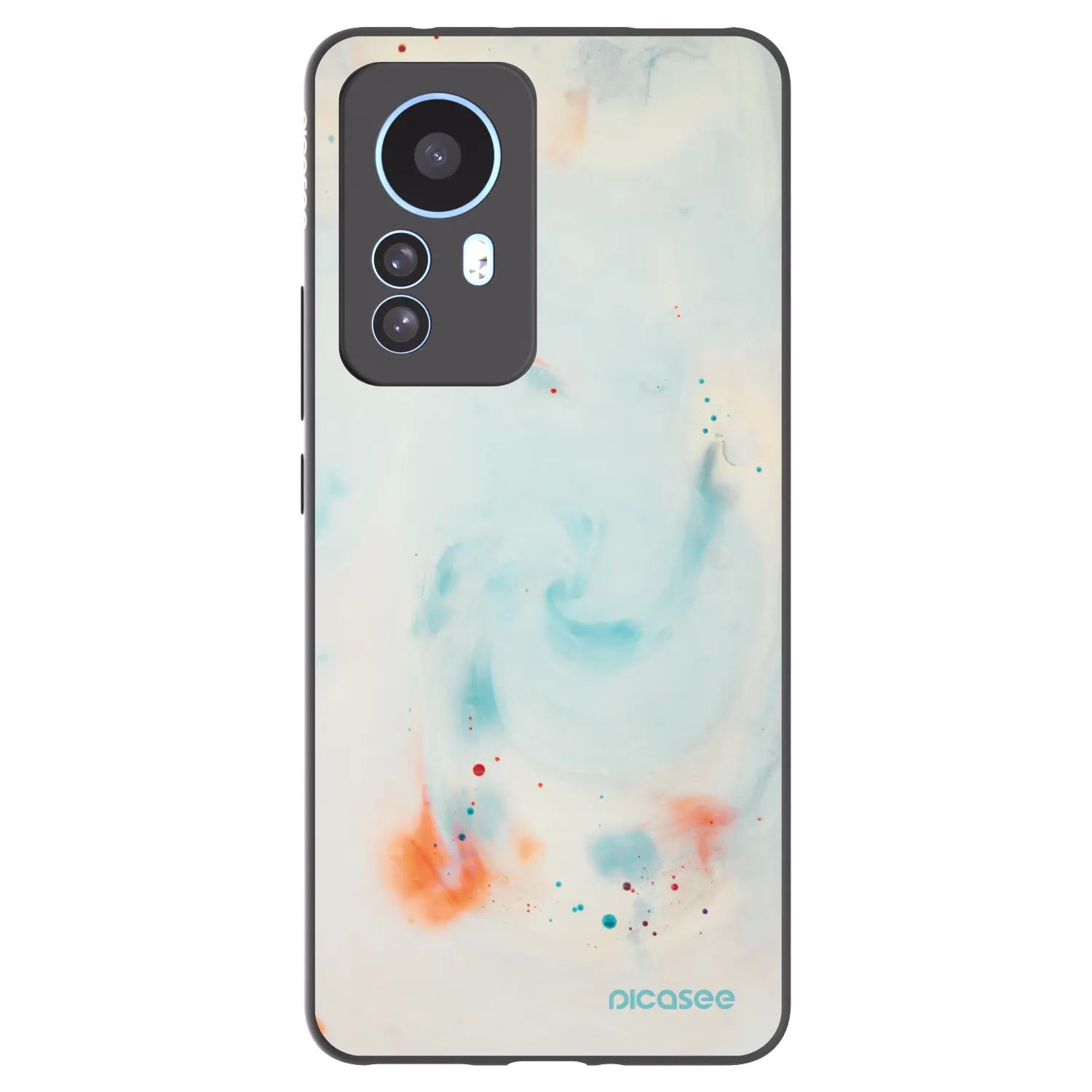 Picasee Xiaomi 12T Hülle - Schwarzes Silikon - Splash