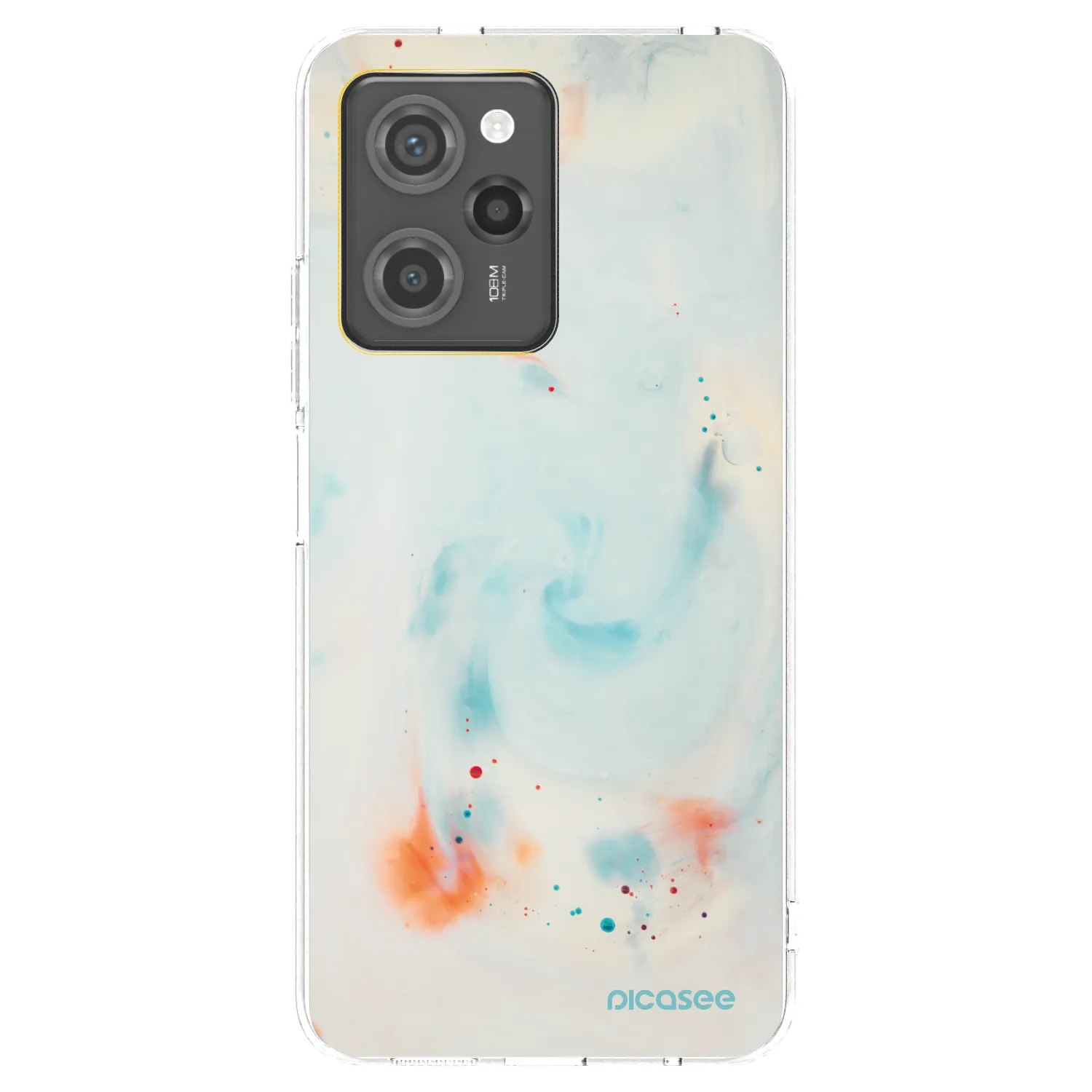 Picasee Xiaomi Poco X5 Pro Hülle - Transparentes Silikon - Splash