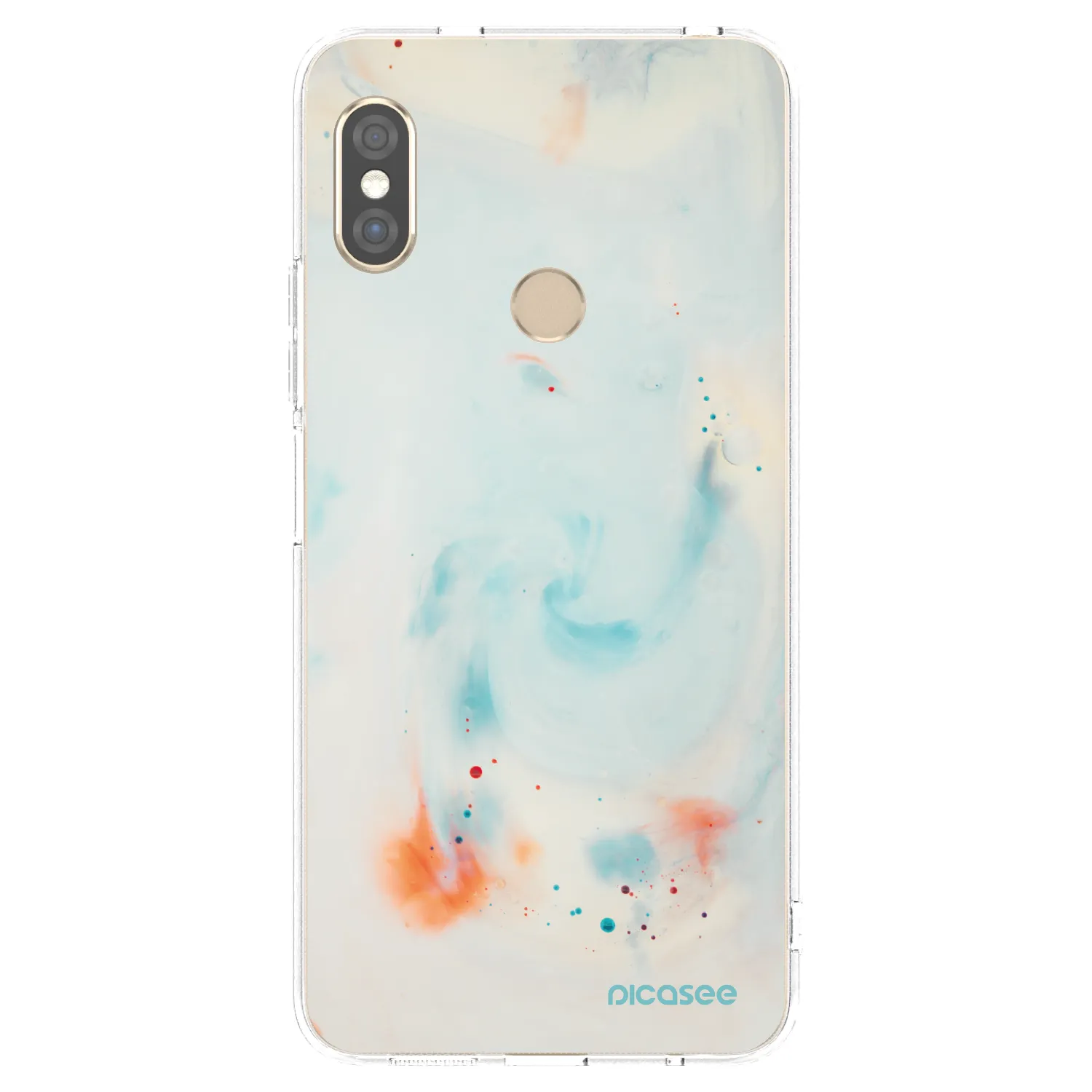 Picasee Xiaomi Redmi Note 5 Global Hülle - Transparentes Silikon - Splash