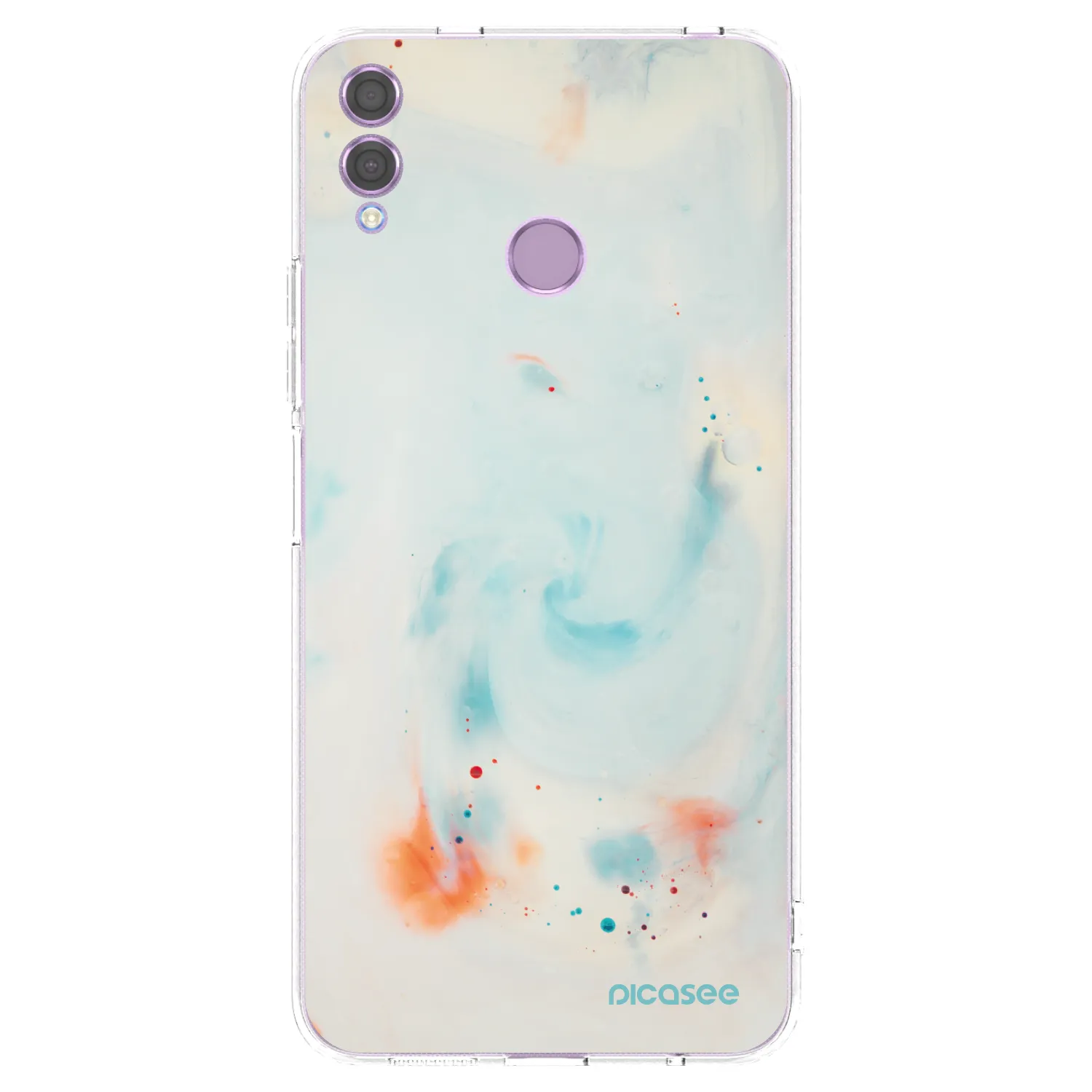 Picasee Honor 8X Hülle - Transparentes Silikon - Splash