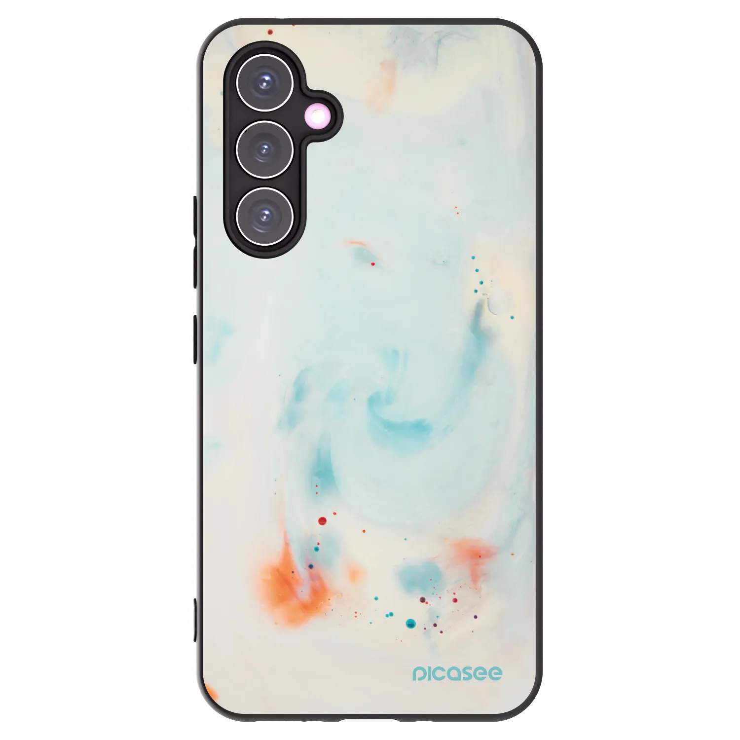 Picasee Samsung Galaxy A54 5G A546B Hülle - Schwarzes Silikon - Splash
