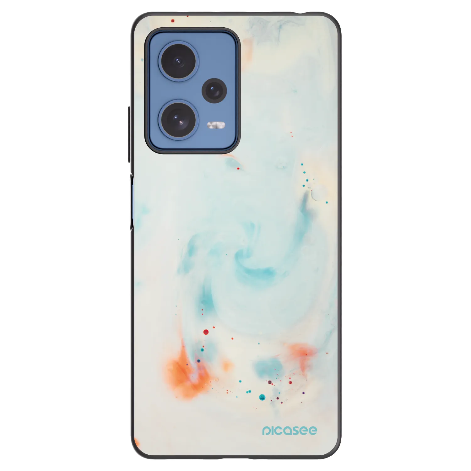 Picasee Xiaomi Redmi Note 12 Pro 5G Hülle - Schwarzes Silikon - Splash