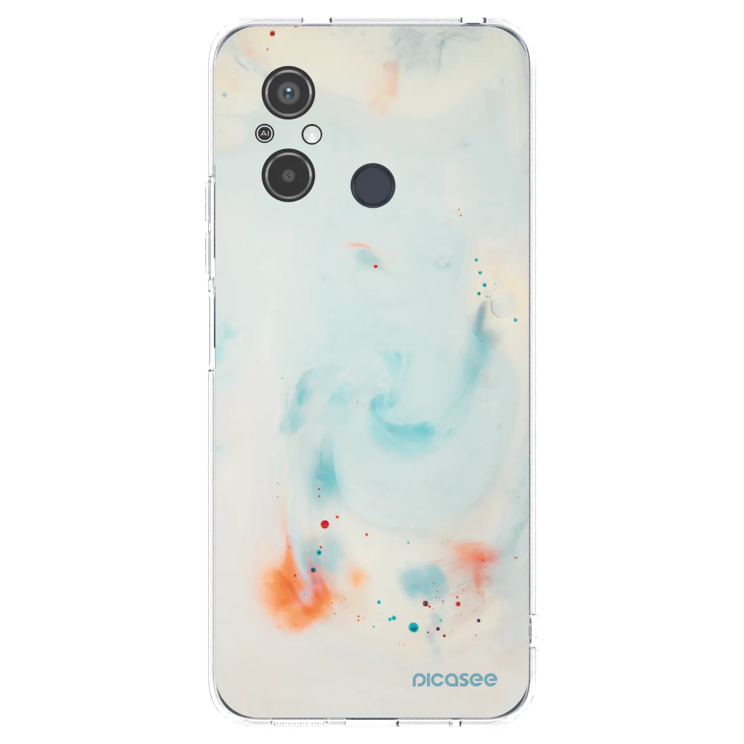 Picasee Xiaomi Redmi 12C Hülle - Transparentes Silikon - Splash