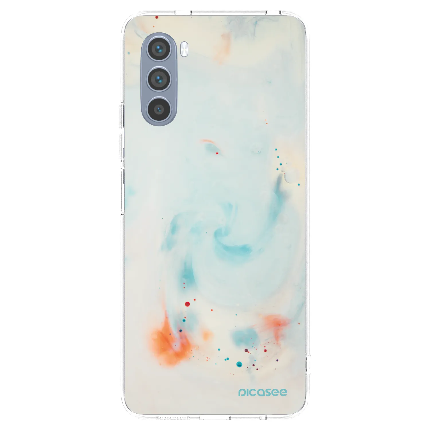 Picasee Motorola Moto G62 Hülle - Transparentes Silikon - Splash