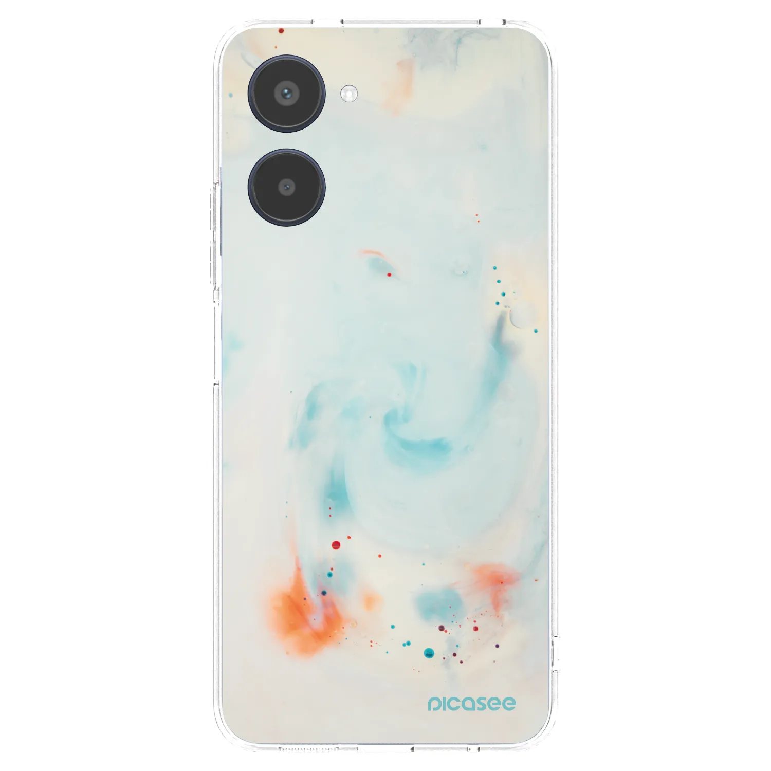 Picasee Realme 10 4G Hülle - Transparentes Silikon - Splash