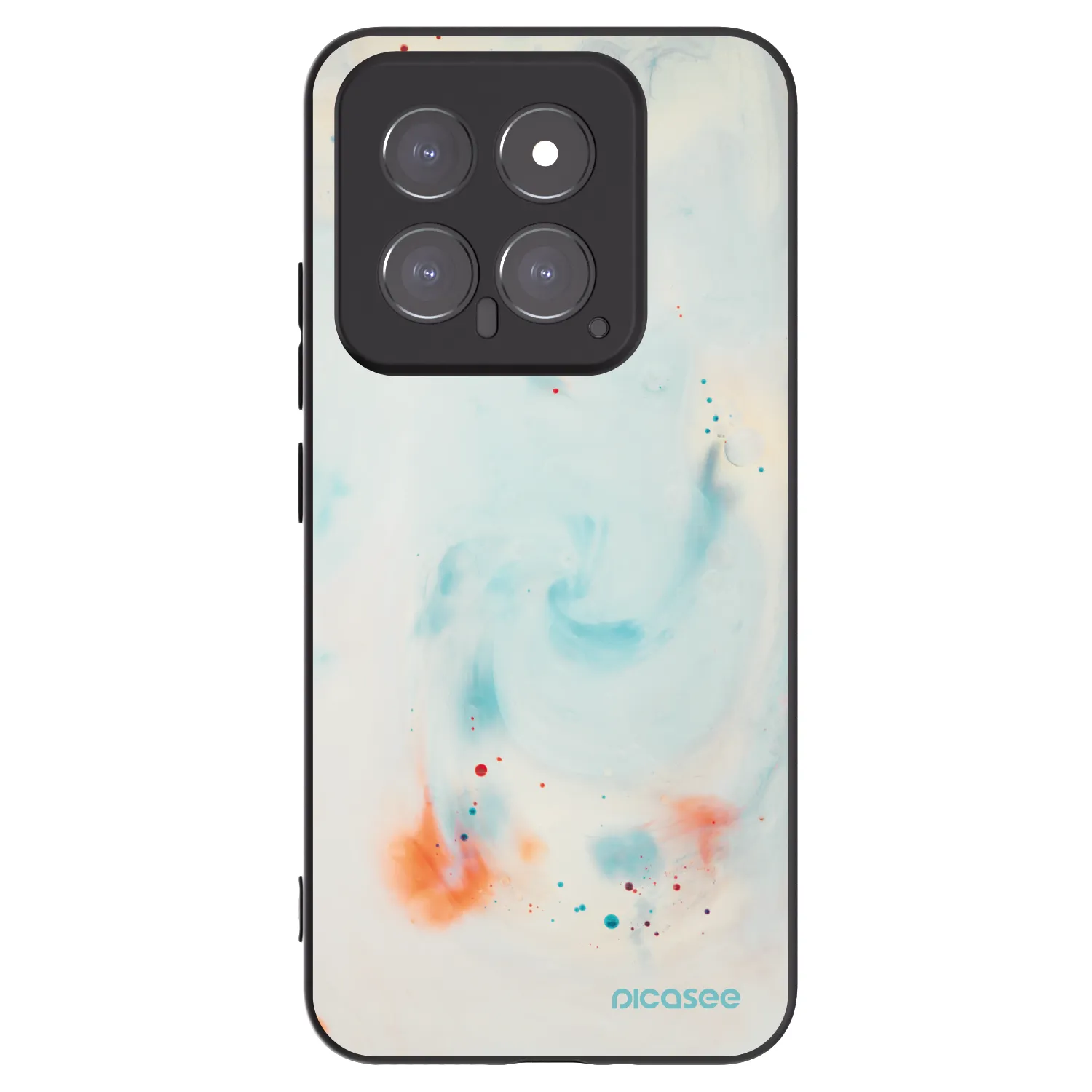 Picasee Xiaomi 14 Hülle - Schwarzes Silikon - Splash