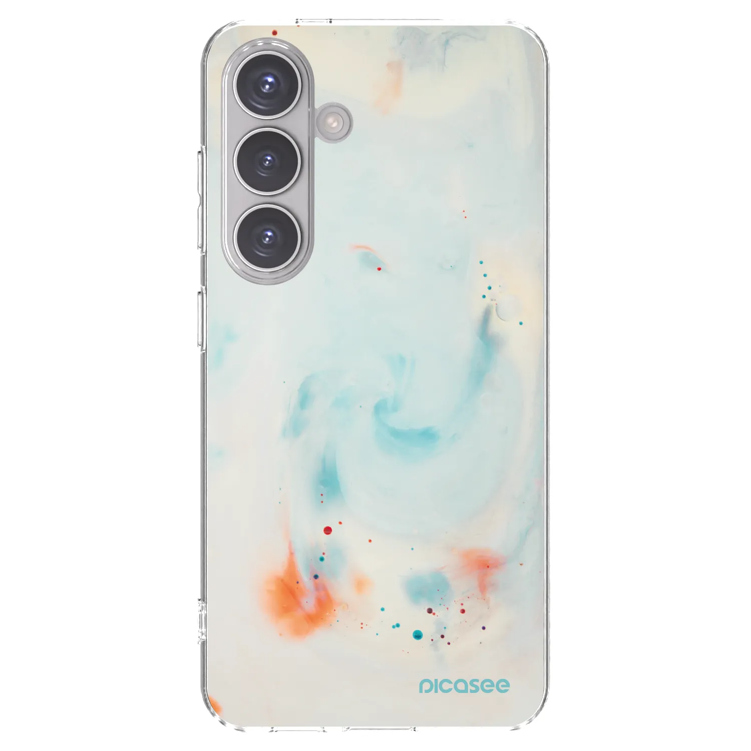 Picasee Samsung Galaxy S24 S921B 5G Hülle - Transparentes Silikon - Splash