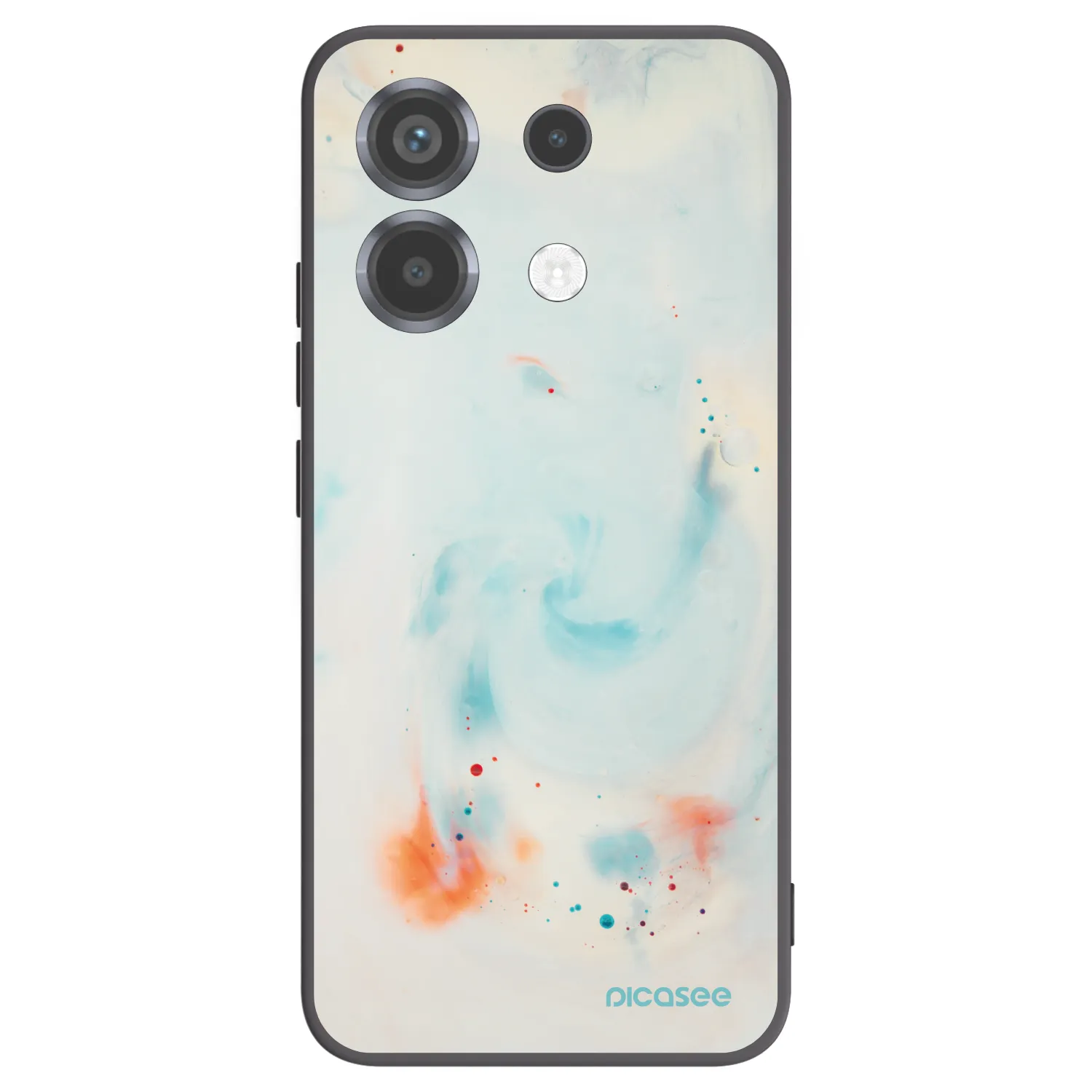 Picasee Xiaomi Poco X6 Hülle - Schwarzes Silikon - Splash