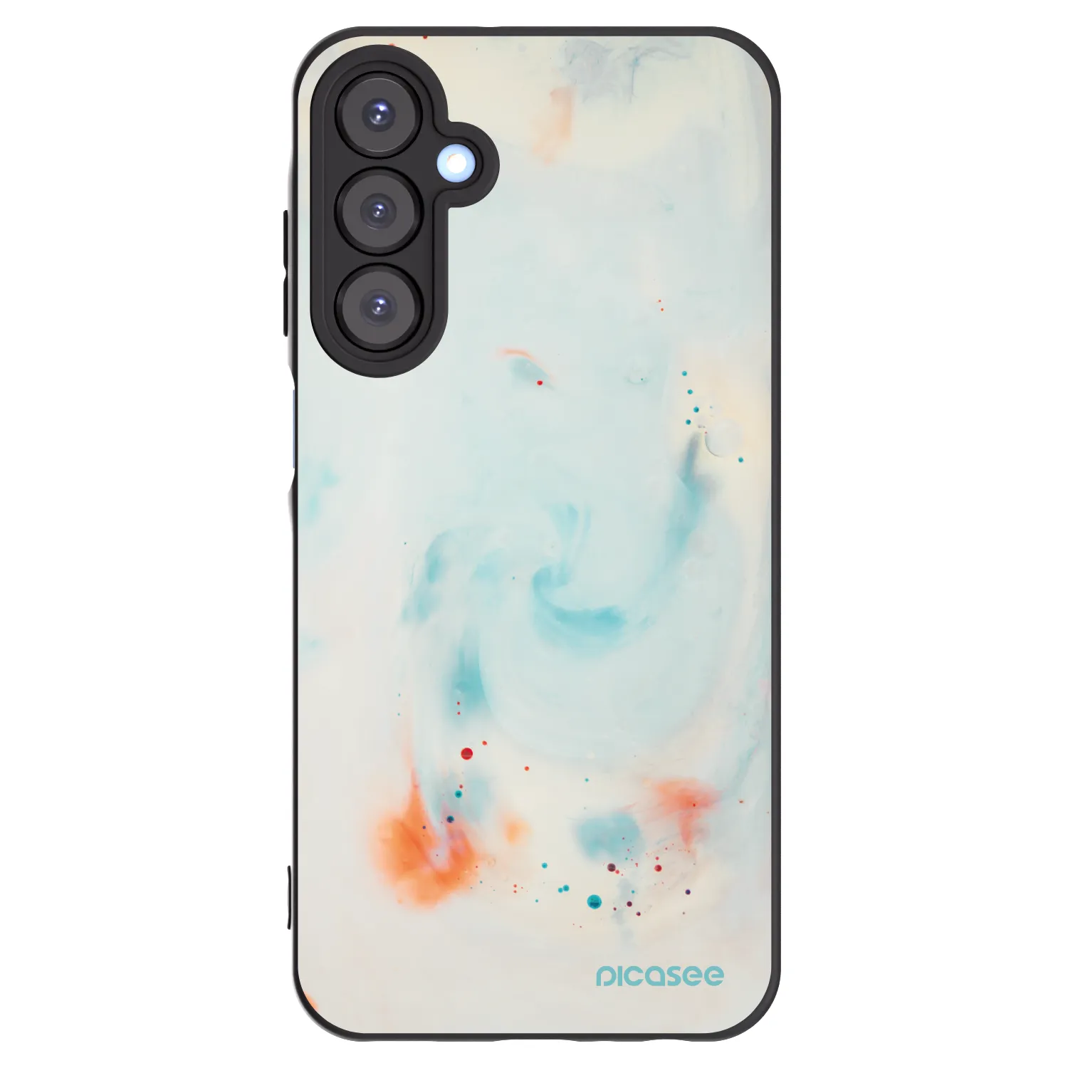 Picasee Samsung Galaxy A25 A256B 5G Hülle - Schwarzes Silikon - Splash