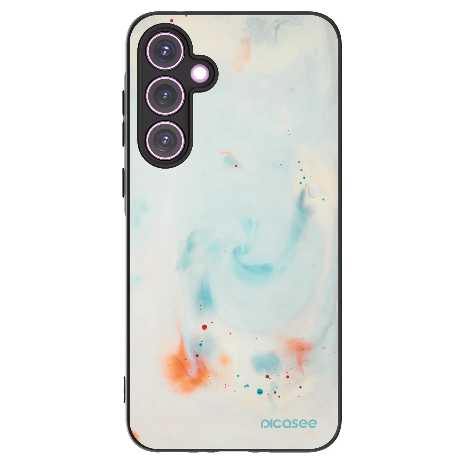 Picasee Samsung Galaxy A35 5G A356B Hülle - Schwarzes Silikon - Splash