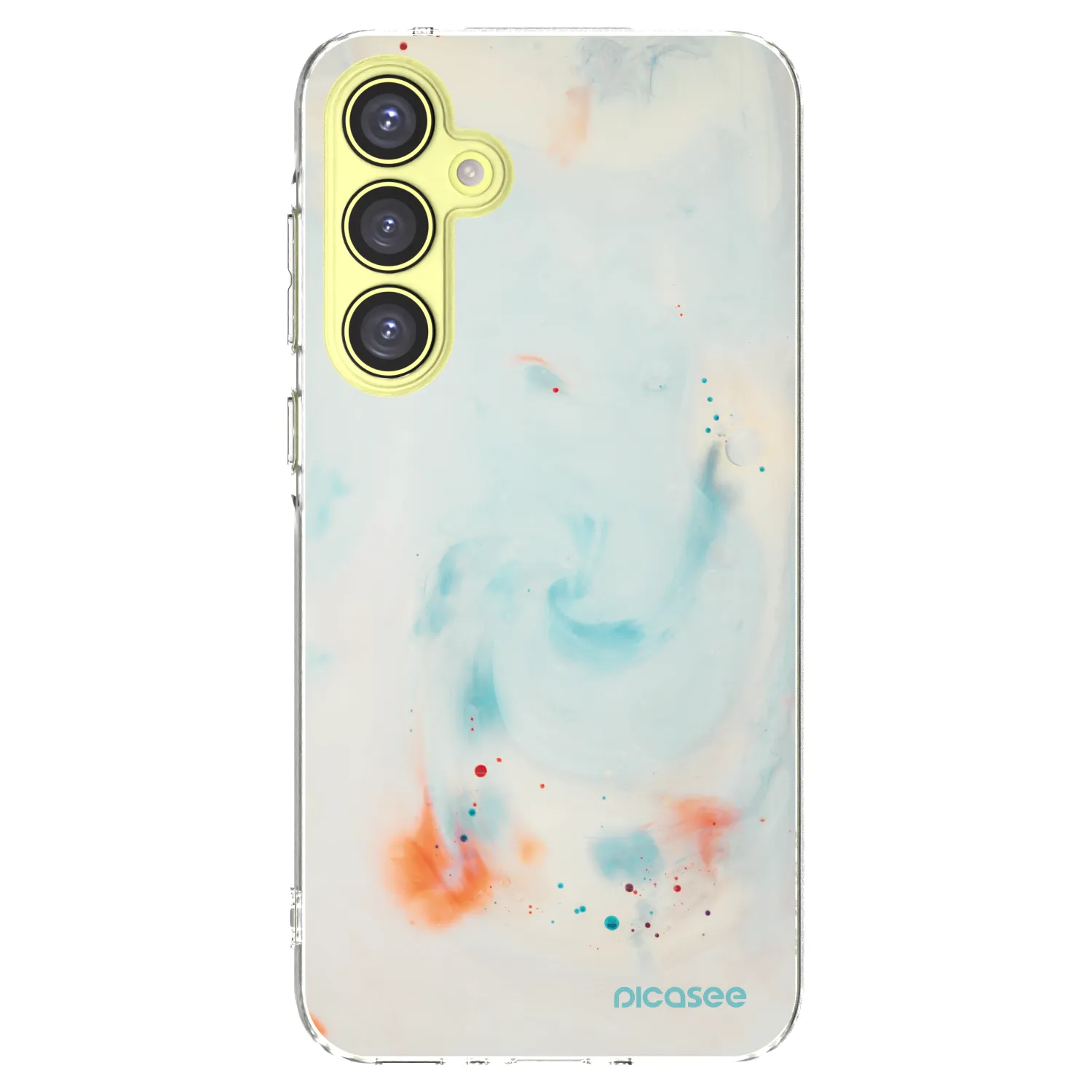Picasee Samsung Galaxy A35 5G A356B Hülle - Transparentes Silikon - Splash