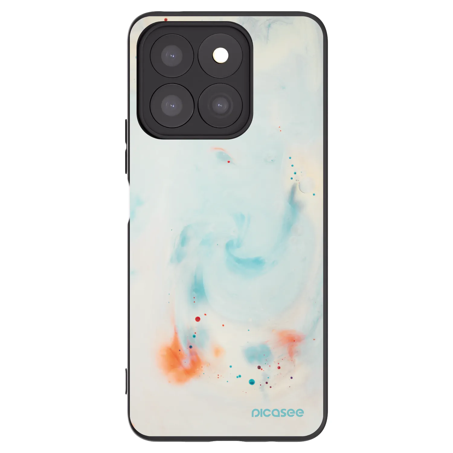 Picasee Honor X8b Hülle - Schwarzes Silikon - Splash