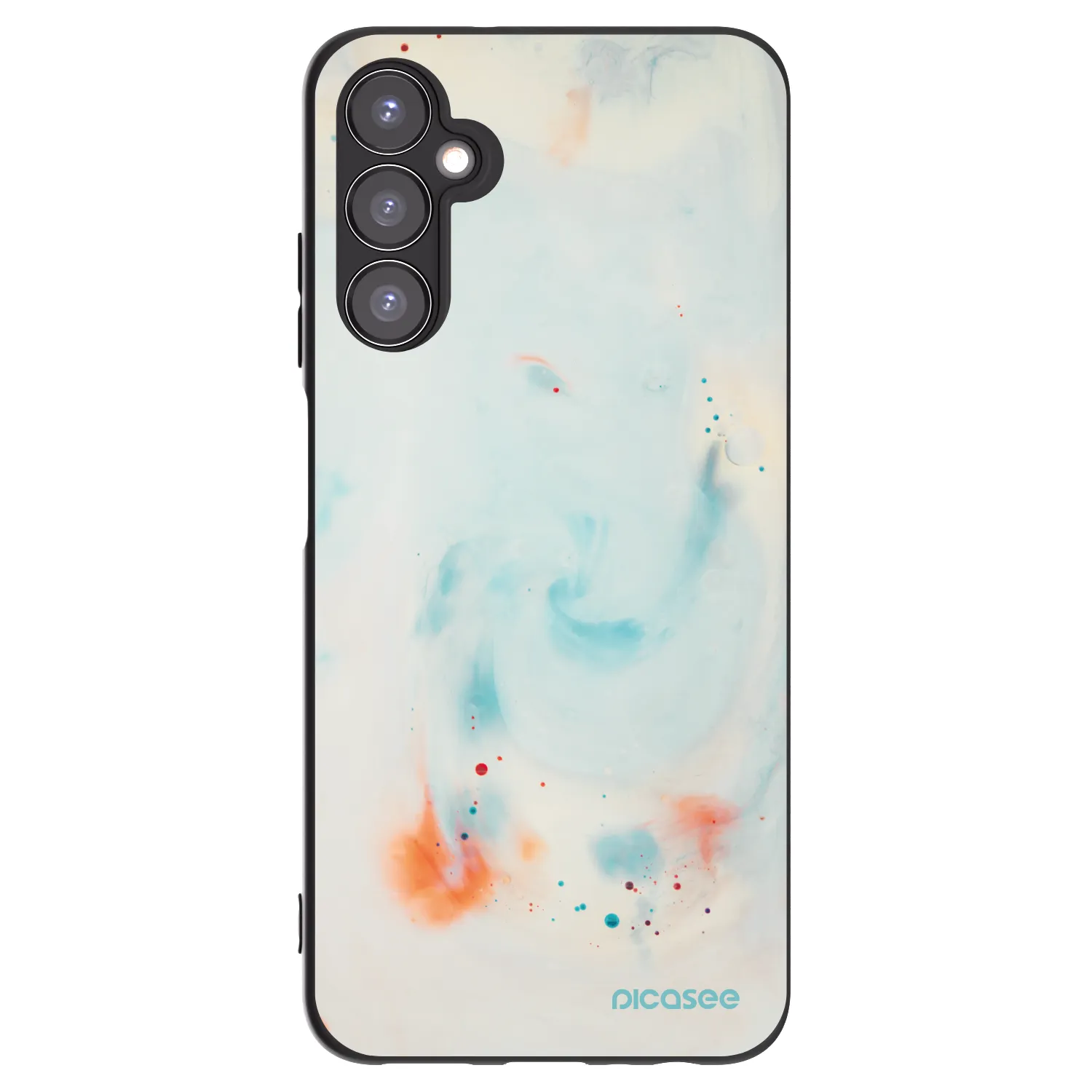 Picasee Samsung Galaxy A05s A057G Hülle - Schwarzes Silikon - Splash