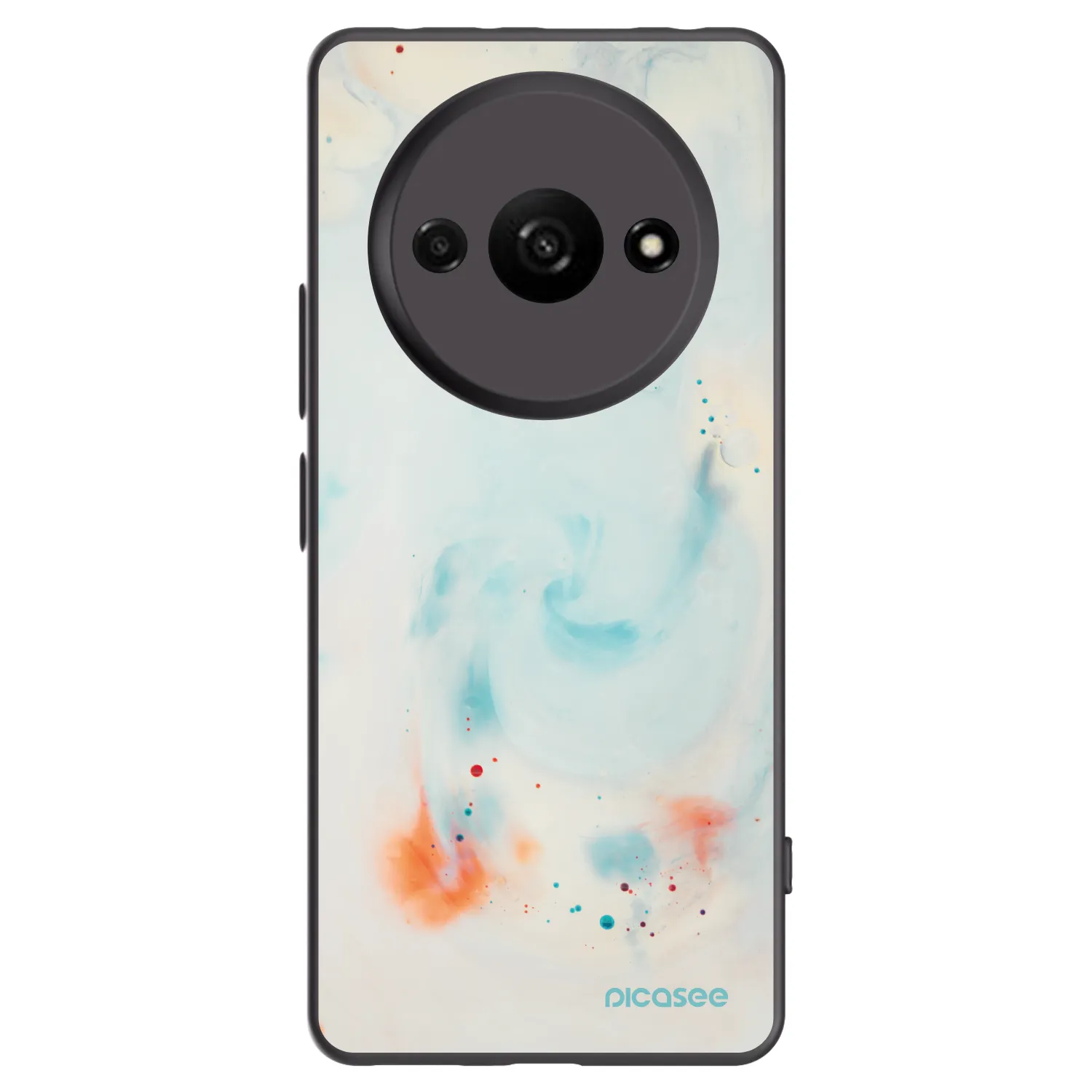 Picasee Xiaomi Redmi A3 Hülle - Schwarzes Silikon - Splash