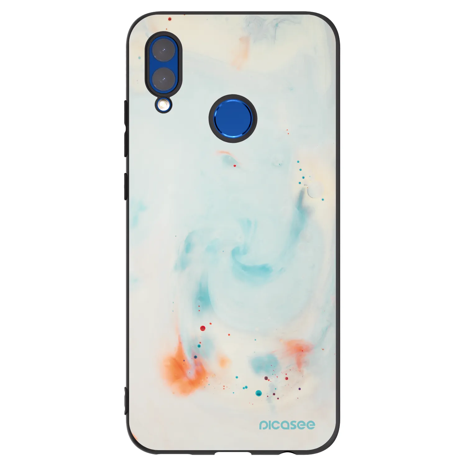 Picasee Huawei P Smart 2019 Hülle - Schwarzes Silikon - Splash