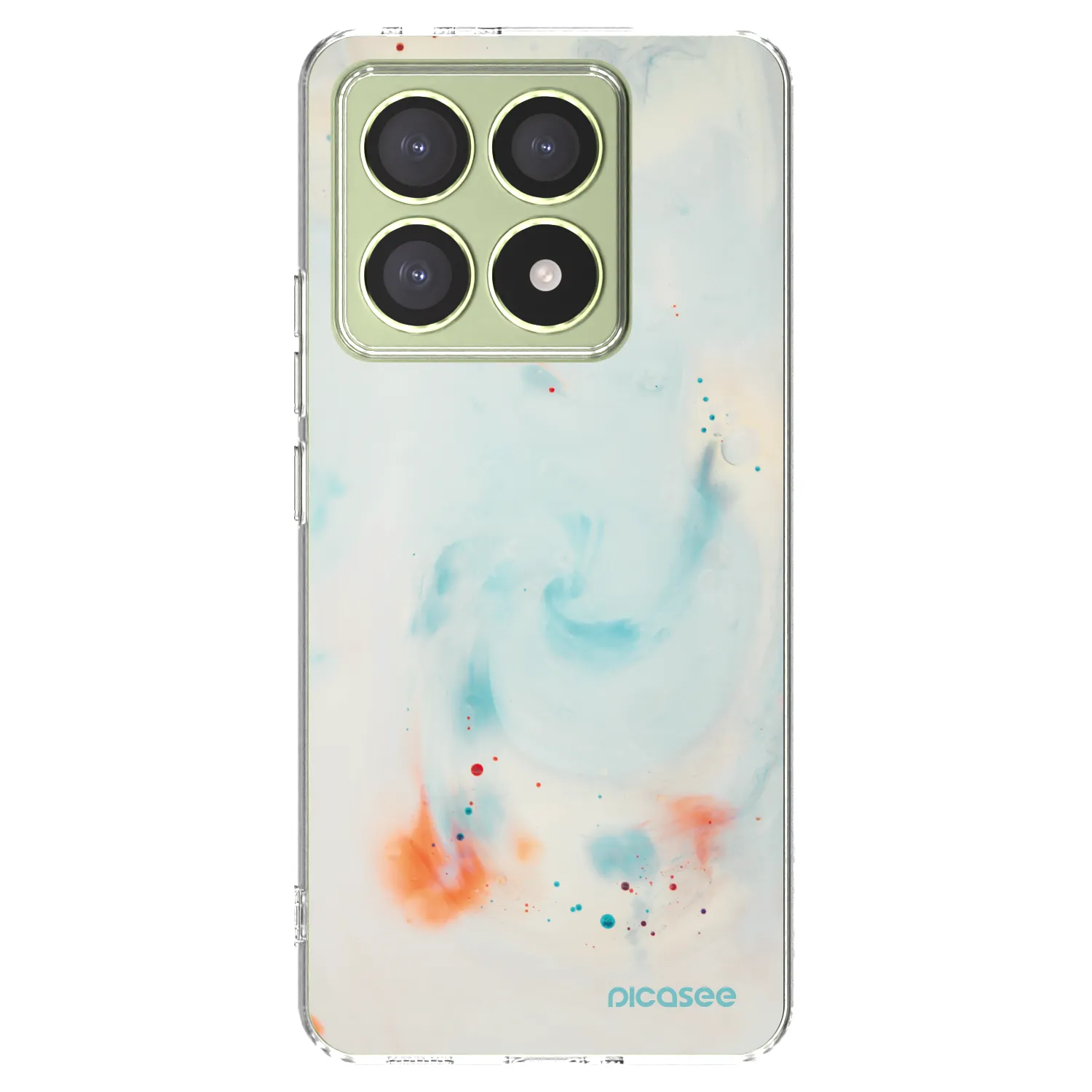 Picasee Xiaomi 14T Hülle - Transparentes Silikon - Splash