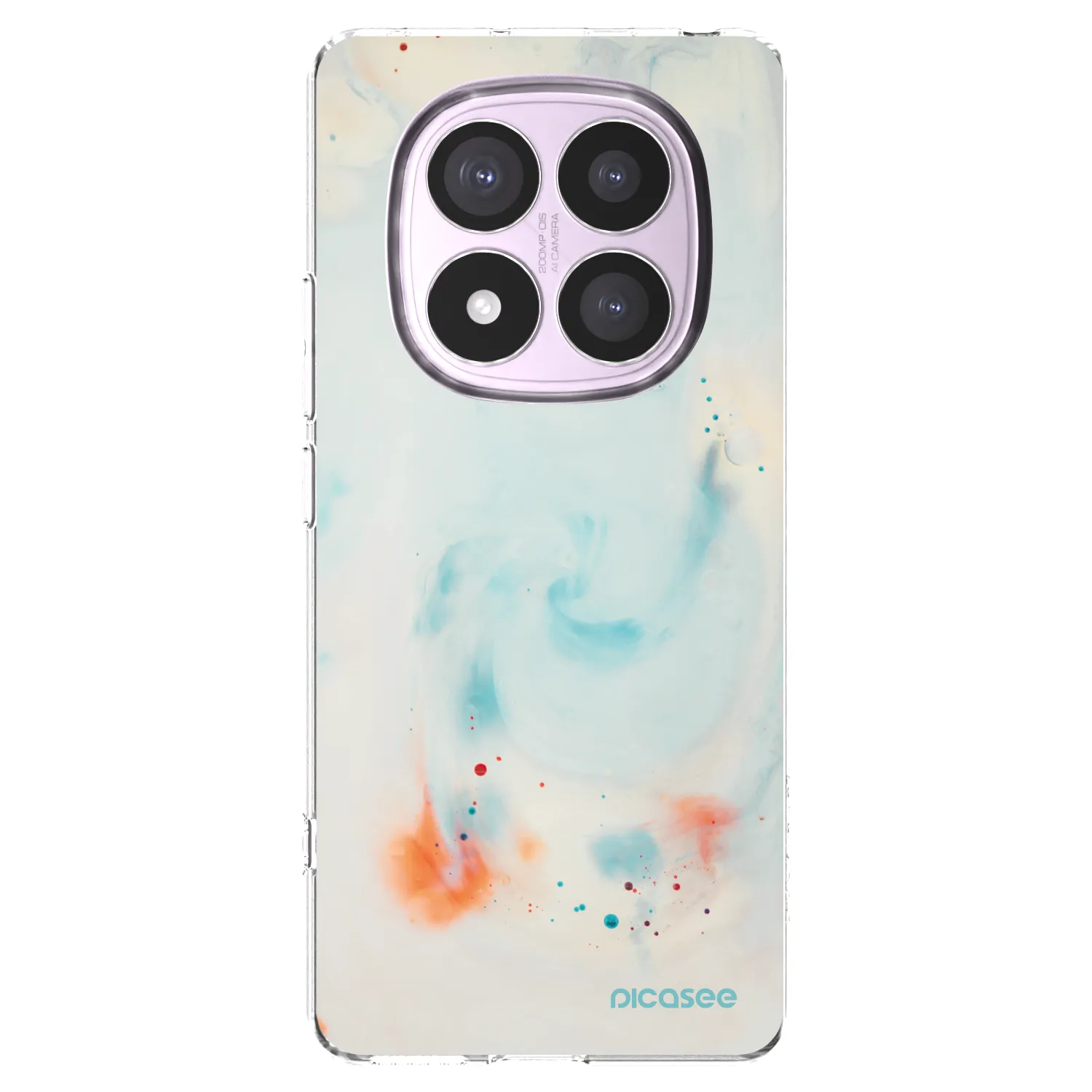 Picasee Xiaomi Redmi Note 14 Pro 5G Hülle - Transparentes Silikon - Splash