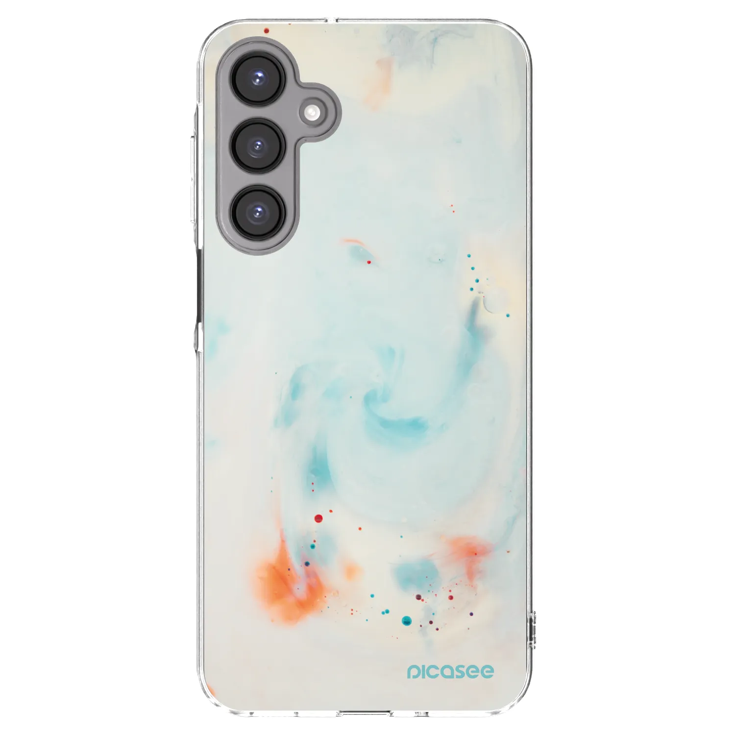 Picasee Samsung Galaxy A16 5G Hülle - Transparentes Silikon - Splash