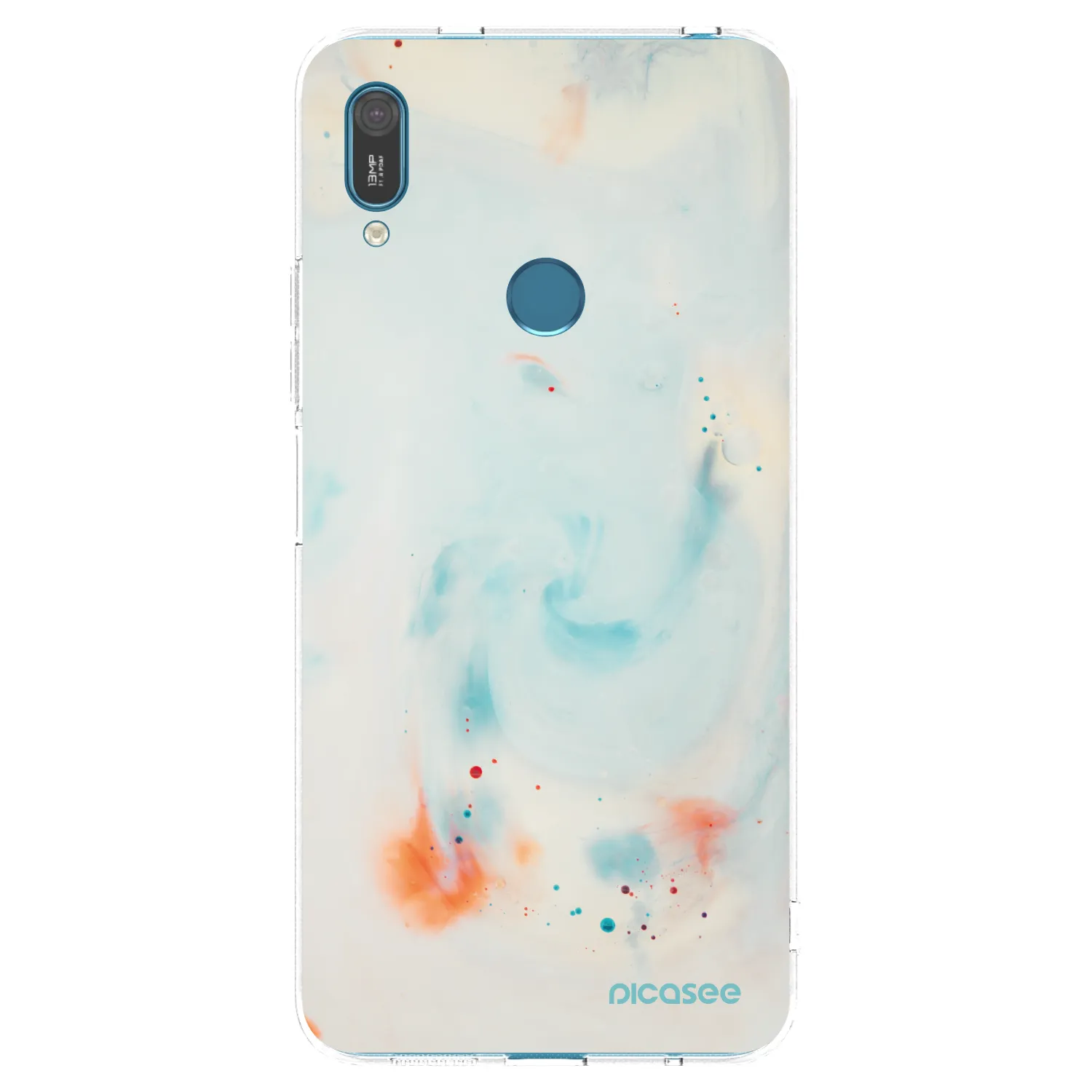 Picasee Huawei Y7 2019 Hülle - Transparentes Silikon - Splash