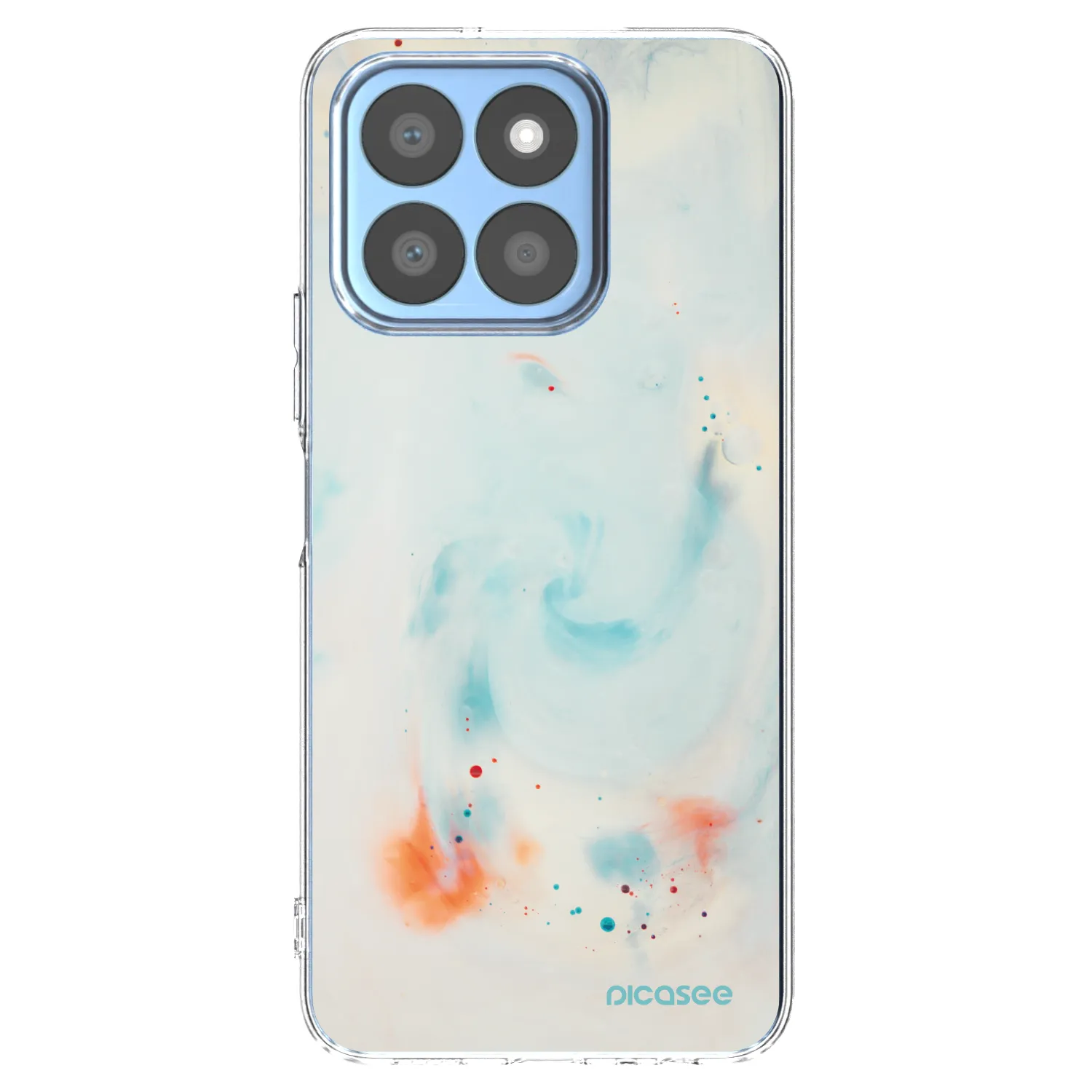 Picasee Honor X8c Hülle - Transparentes Silikon - Splash