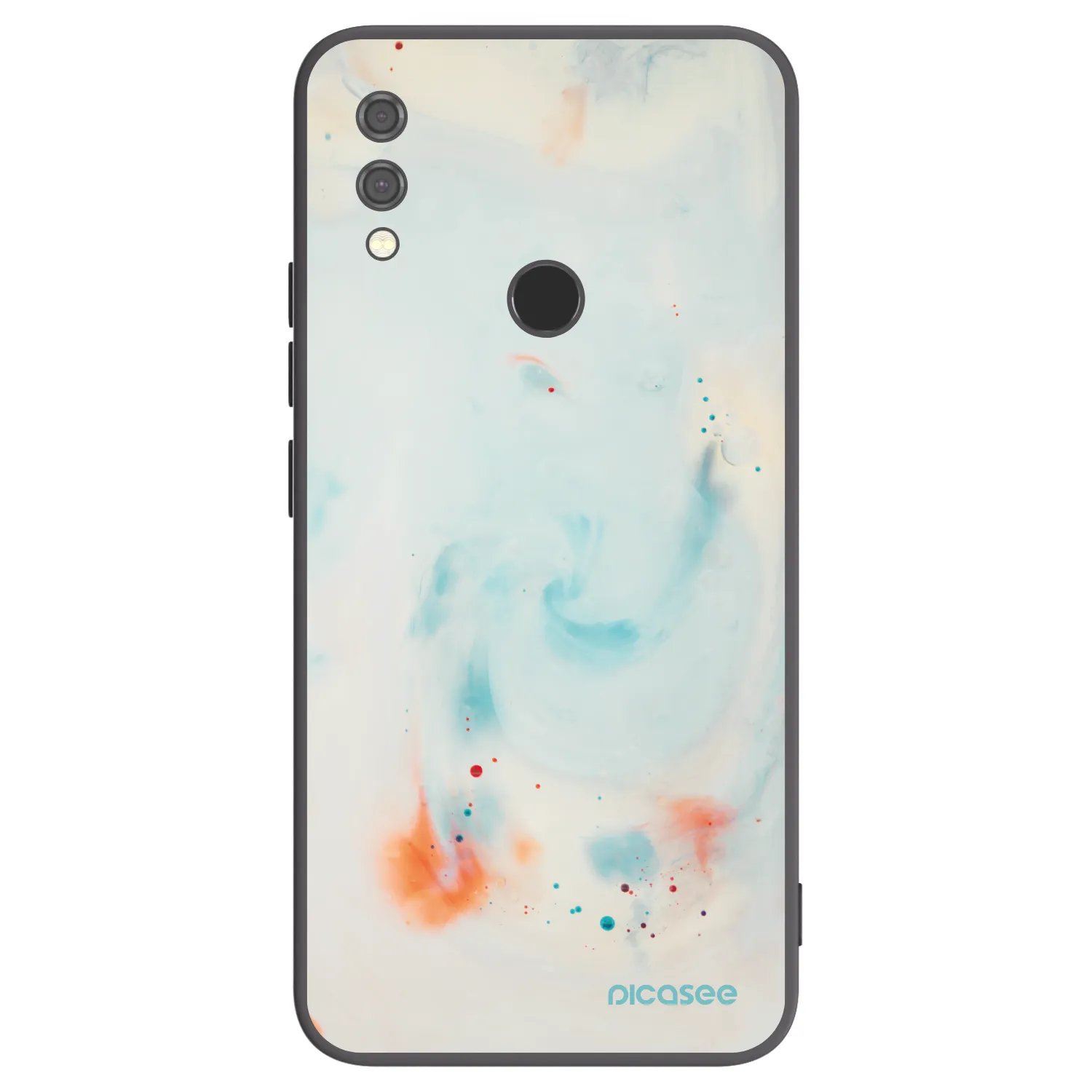 Picasee Xiaomi Redmi Note 7 Hülle - Schwarzes Silikon - Splash