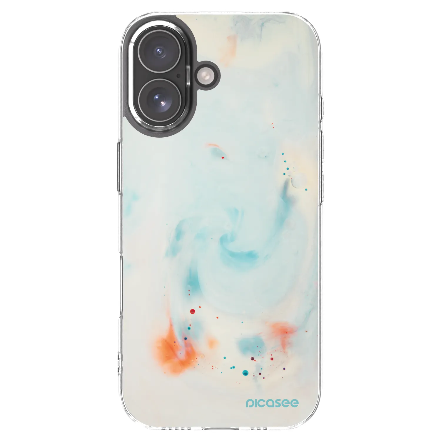 Picasee Apple iPhone 17 Hülle - Transparentes Silikon - Splash