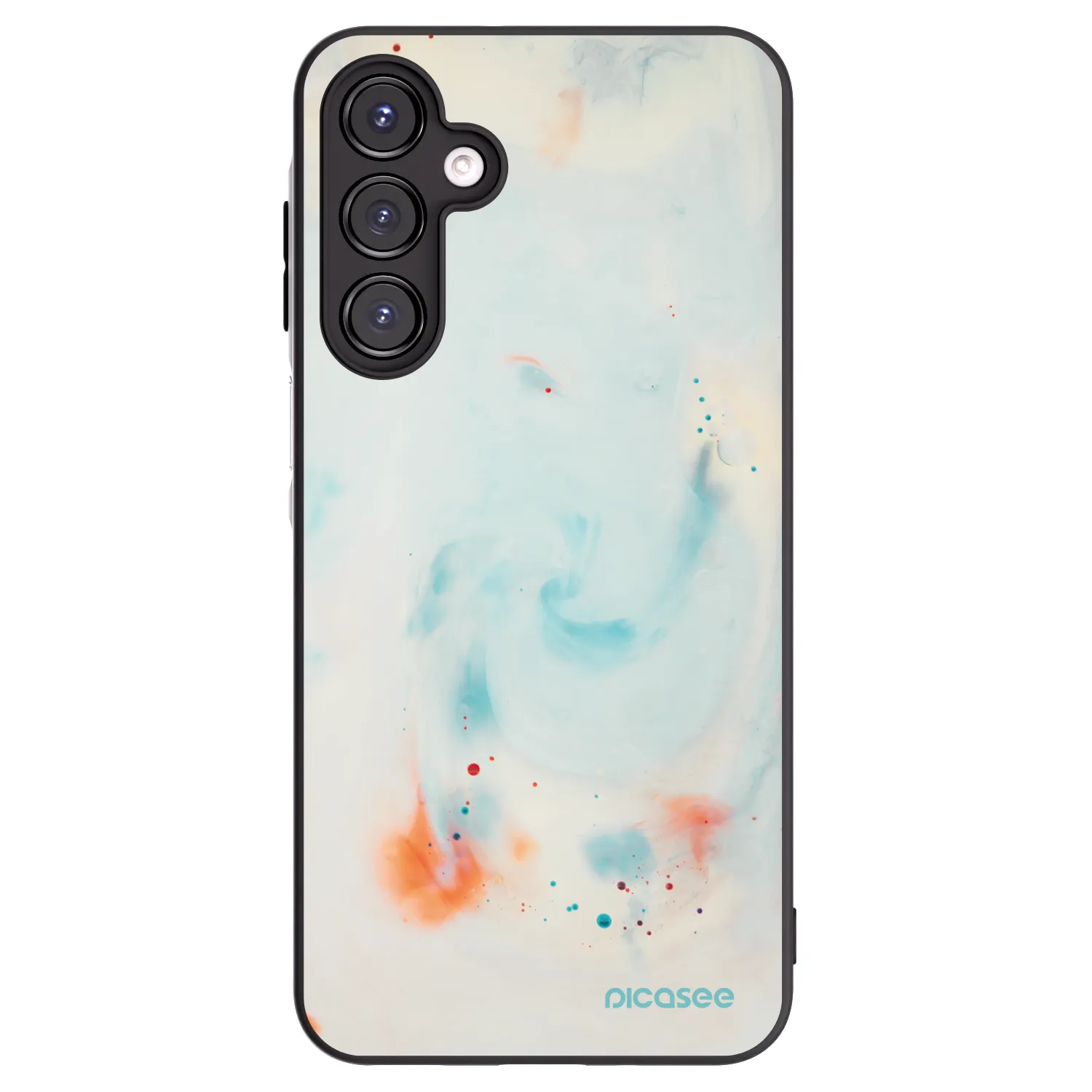 Picasee Samsung Galaxy A16 4G Hülle - Schwarzes Silikon - Splash